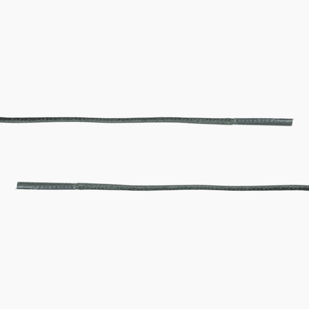 Round Waxed Cotton Laces | Green
