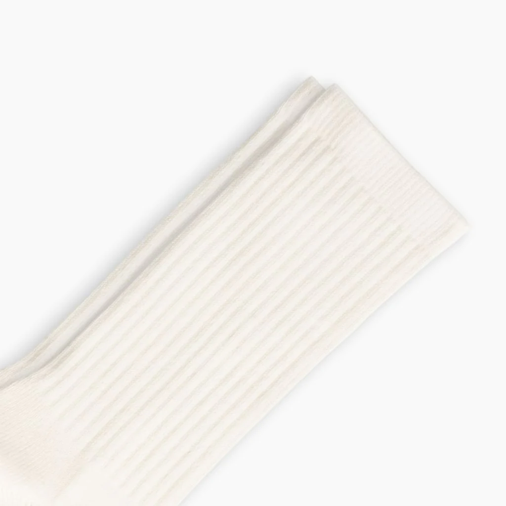 Men's Cotton Crew Sock | Off White