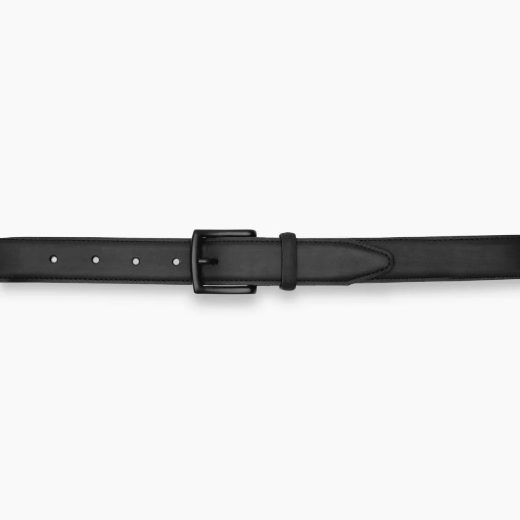 Women's Classic Leather Belt | Black Matte