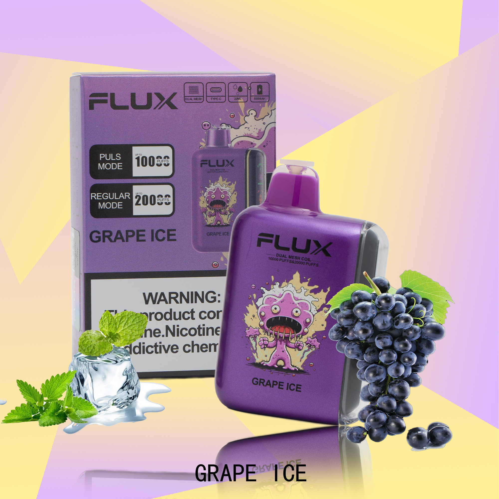 FLUX GRAPE ICE 20000 PUFFS