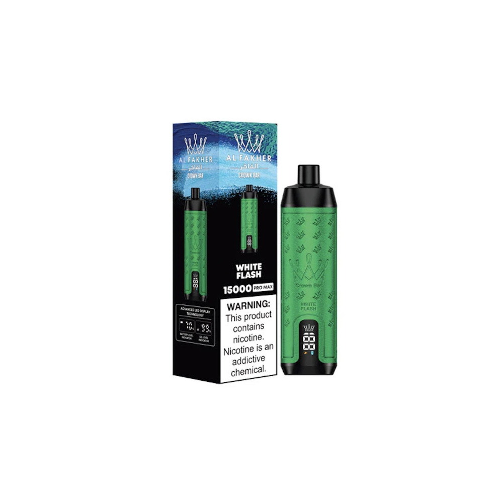 Al Fakher Crown Bar 15000 Promax While Flash（10pieces）