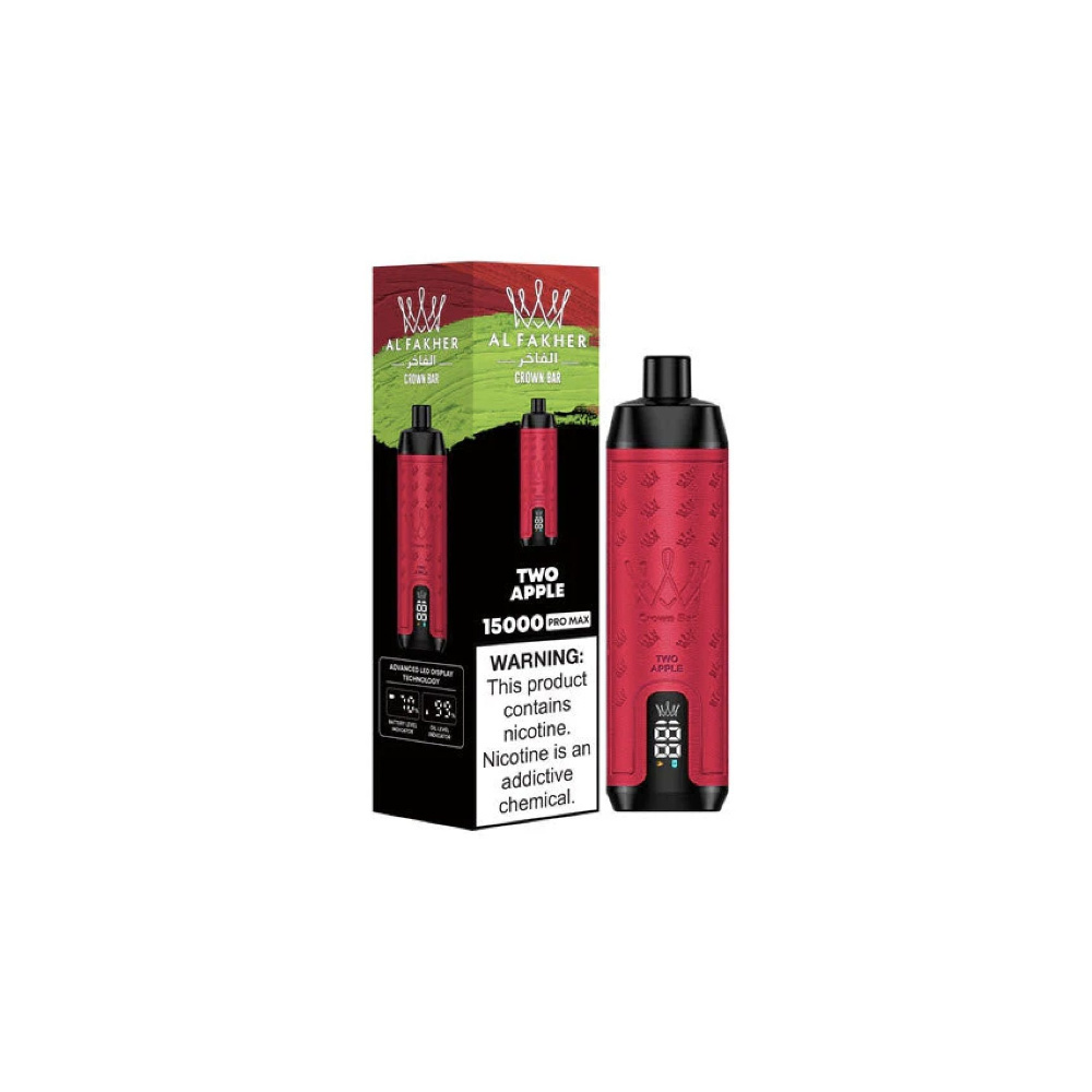 Al Fakher Crown Bar 15000 Promax Two apple（10pieces）