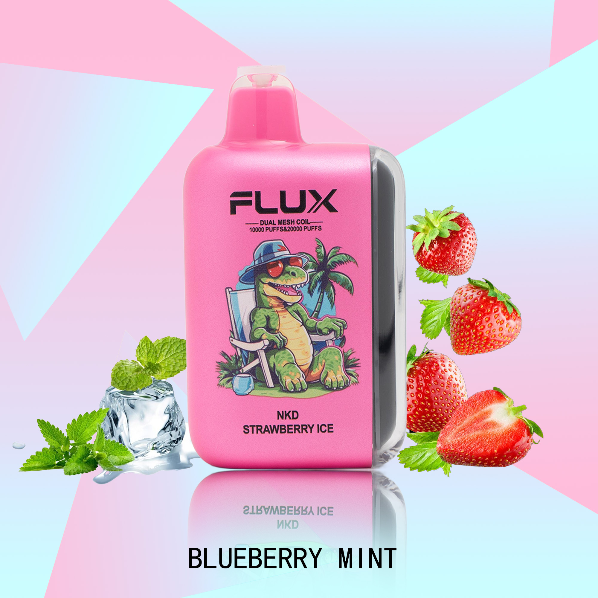 FLUX NKD STRAWBERRY ICE 20000 PUFFS