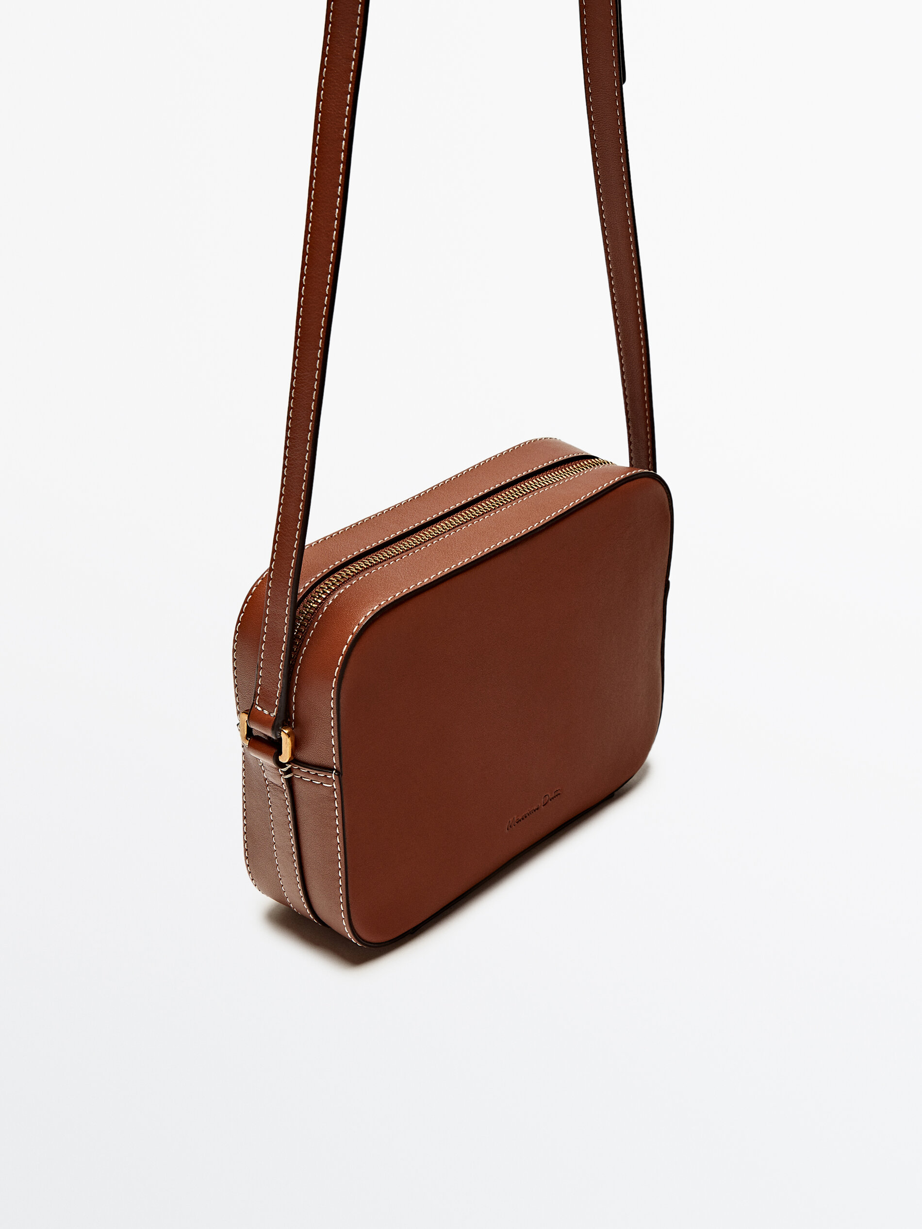 Bolso cámara piel napa - CUERO