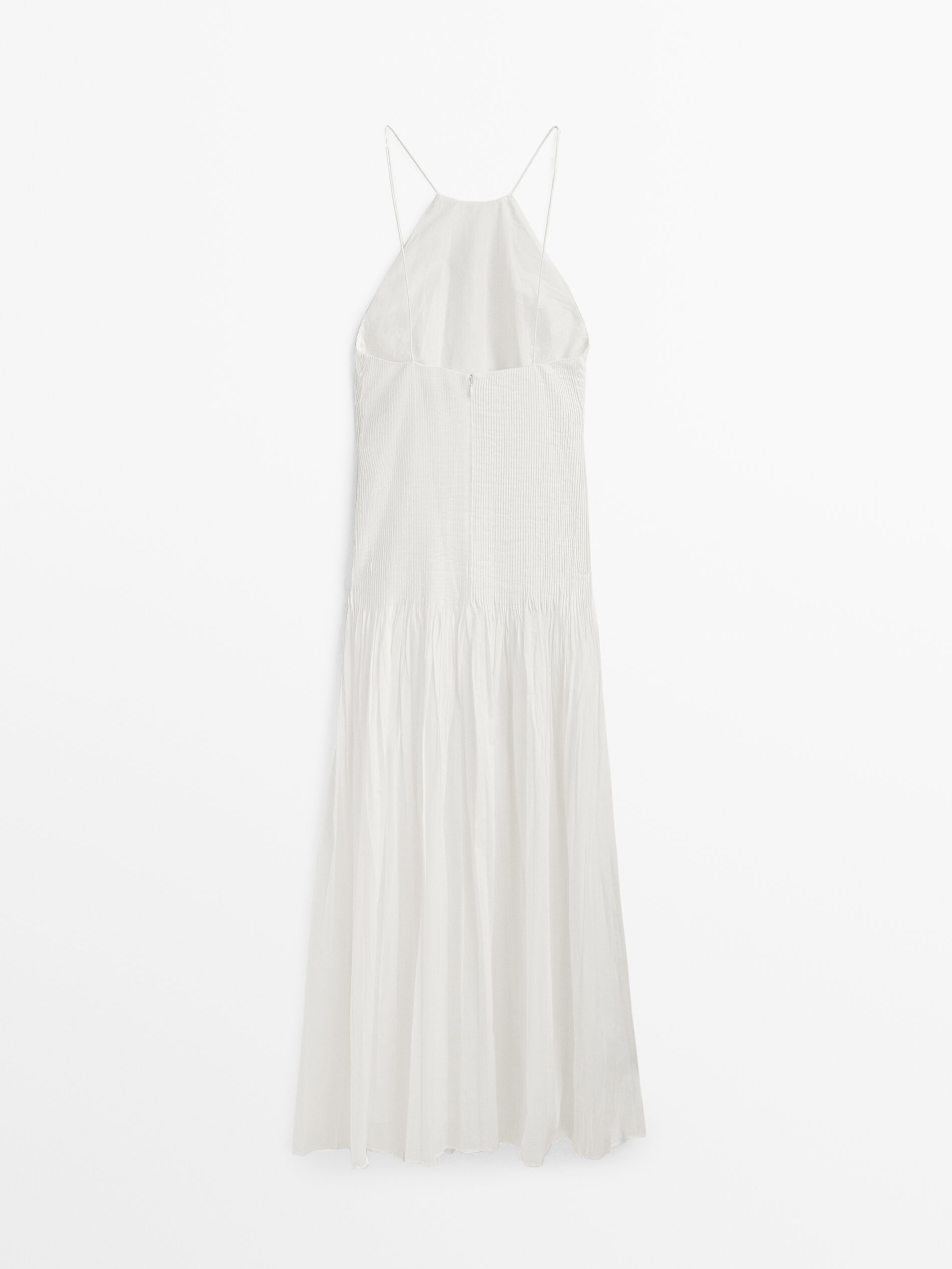 Vestido pliegues Limited edition - BLANCO