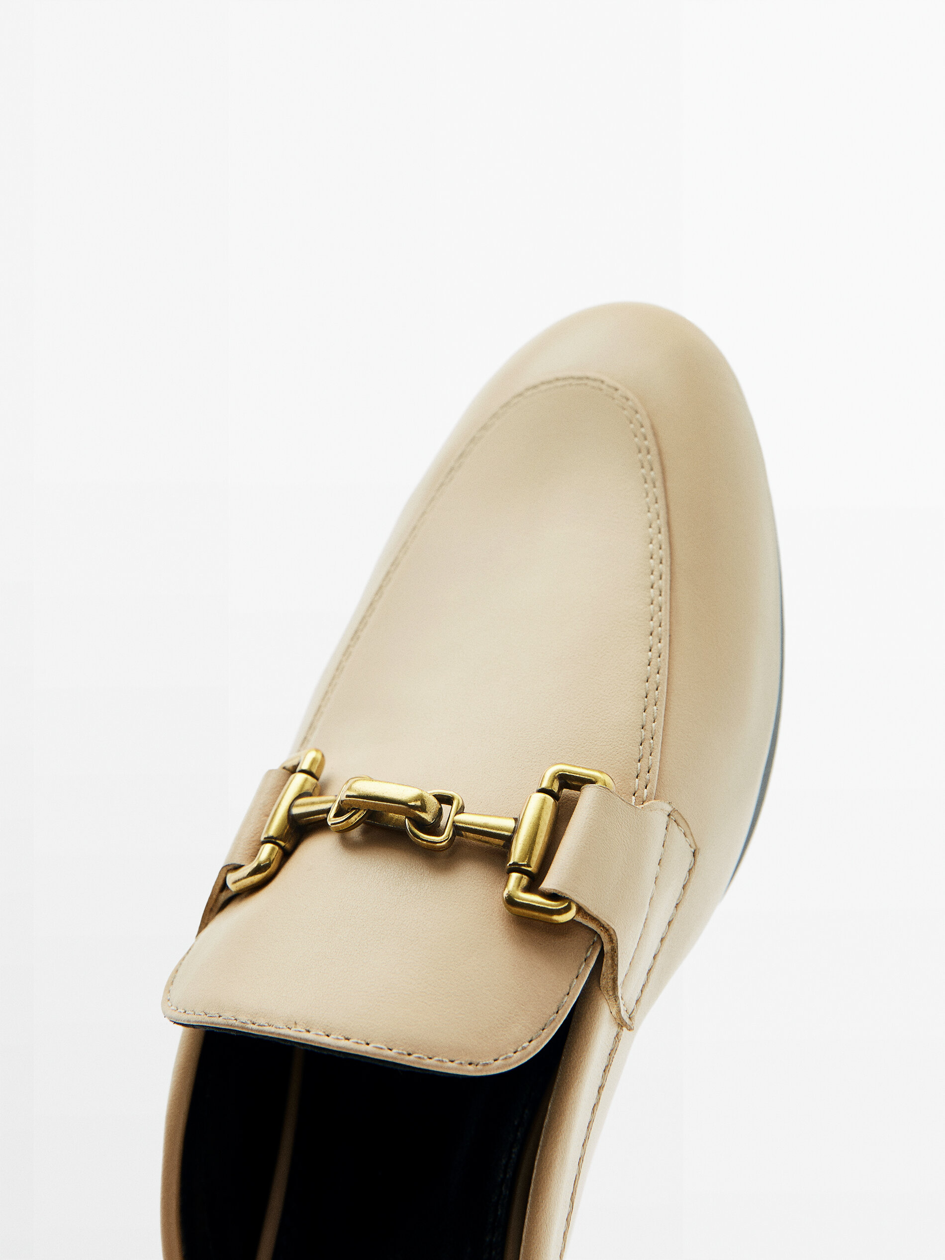 Mocasín piel destalonado - CRUDO