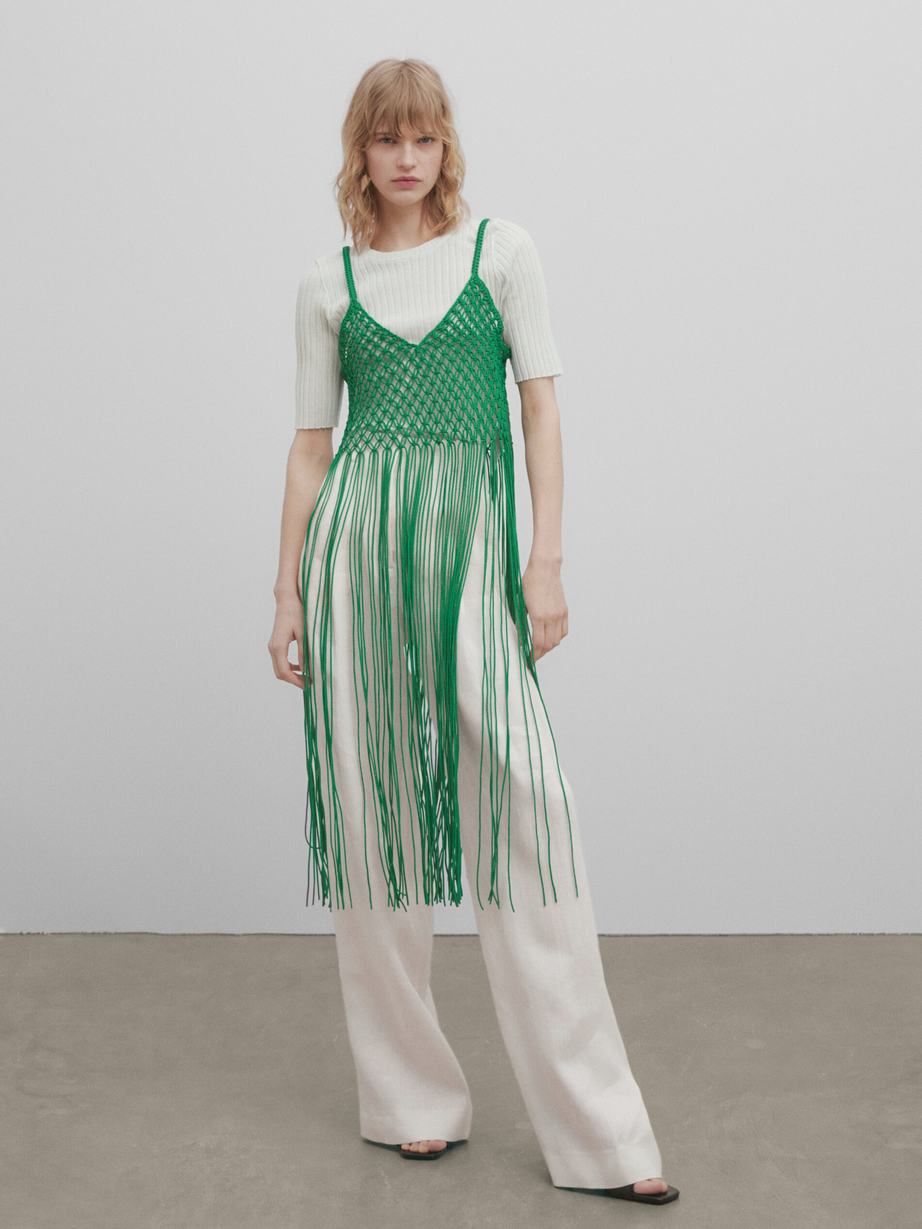 Top red cuerdas -Studio - VERDE