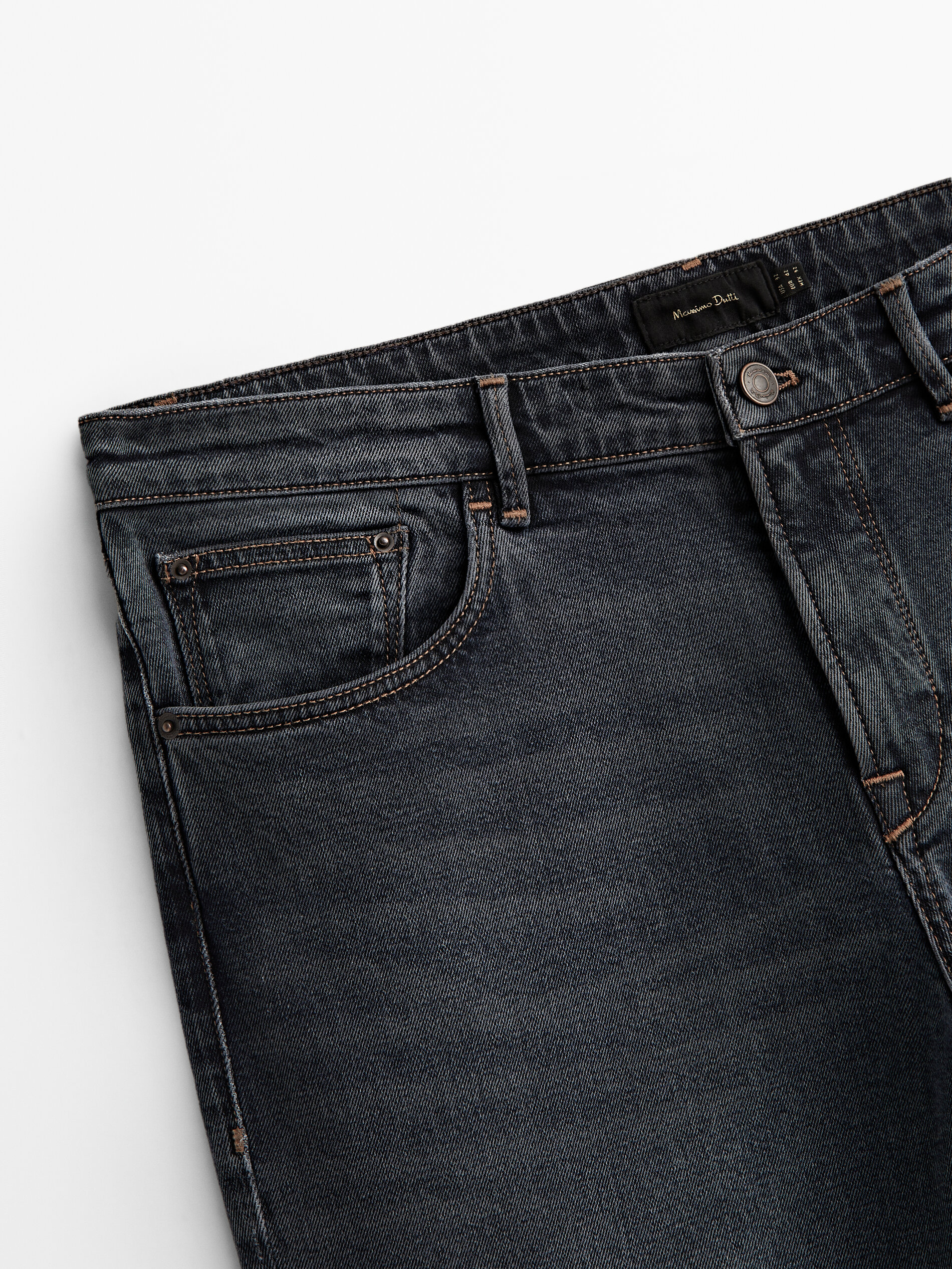 Pantalón vaquero tapered fit - INDIGO