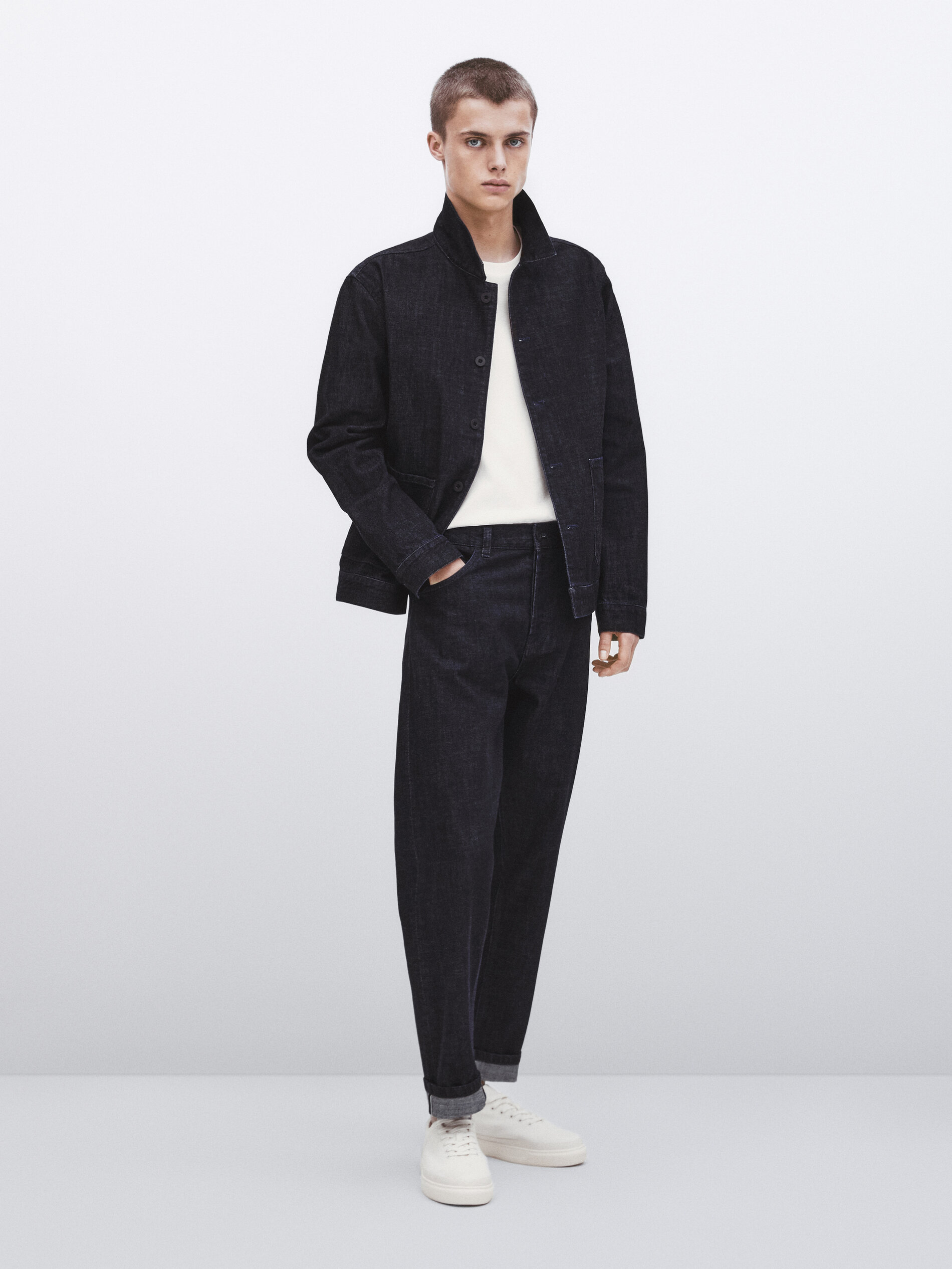 Pantalón vaquero selvedge straight fit -Studio - INDIGO