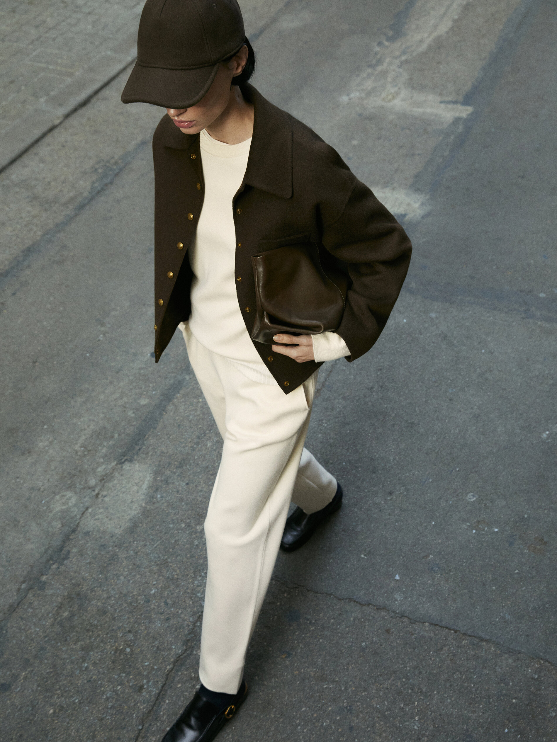 Jersey punto cuello redondo - CRUDO