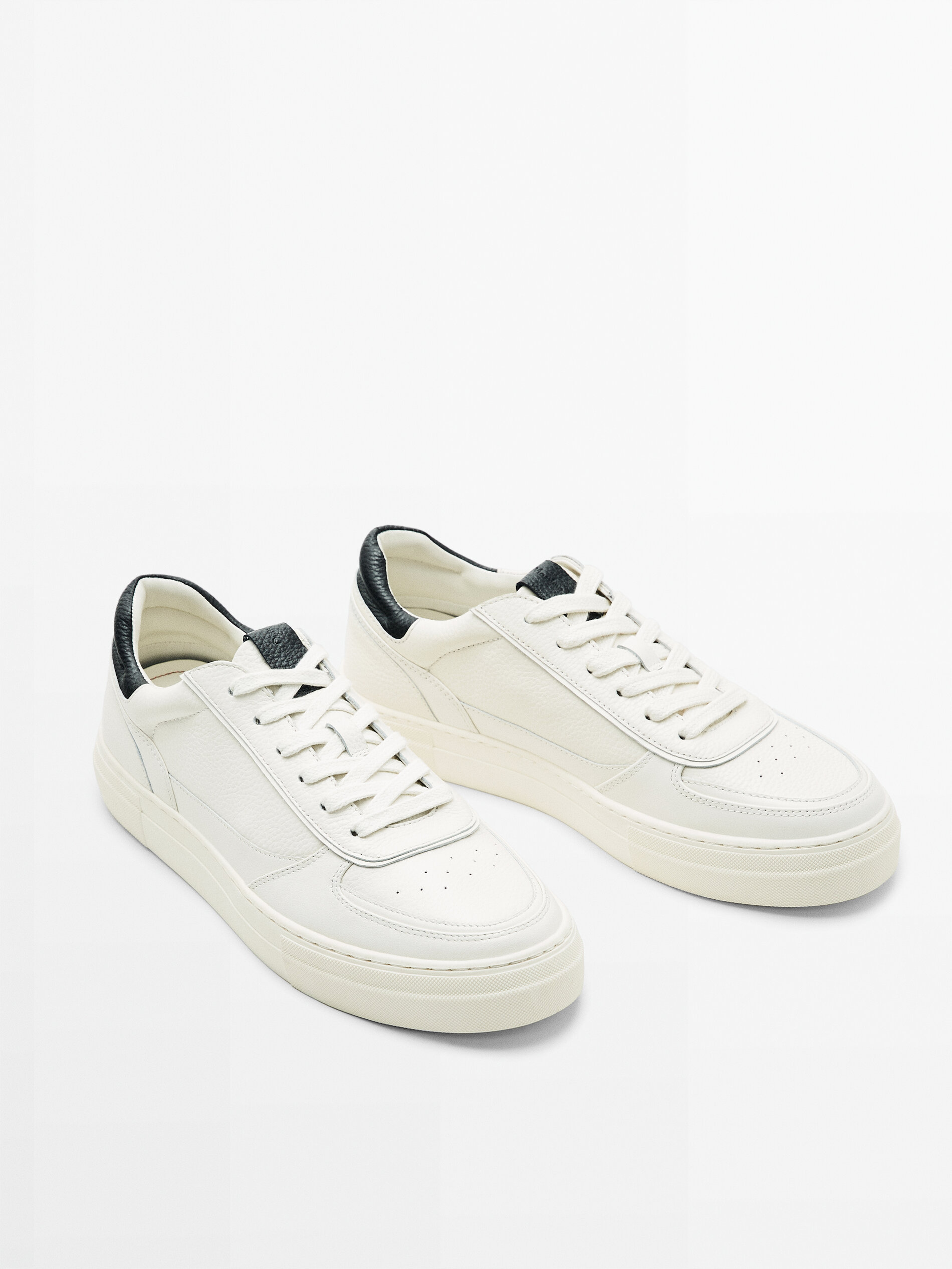 Deportivo piel napa - BLANCO