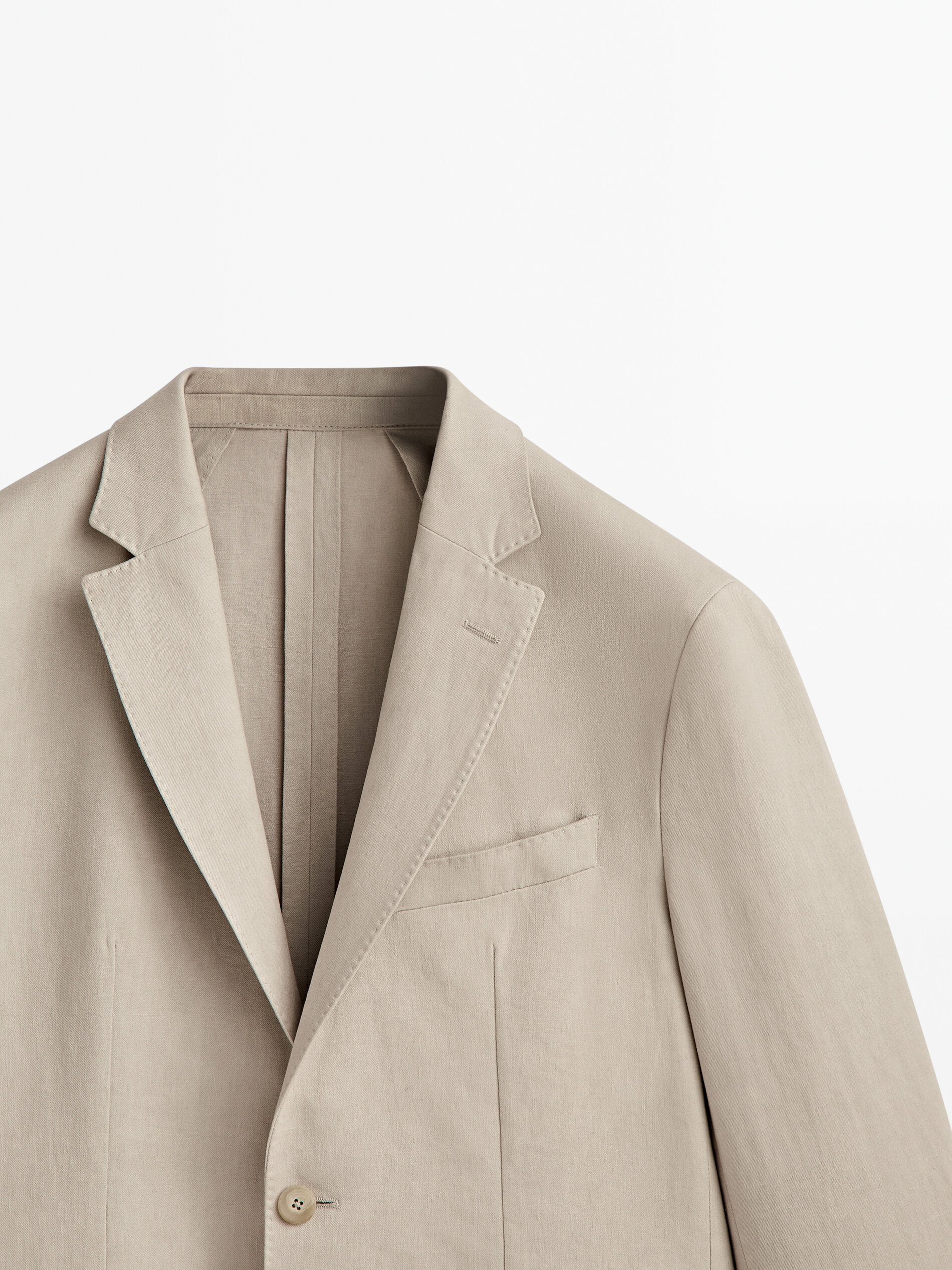 Americana traje lino Limited edition - HIELO