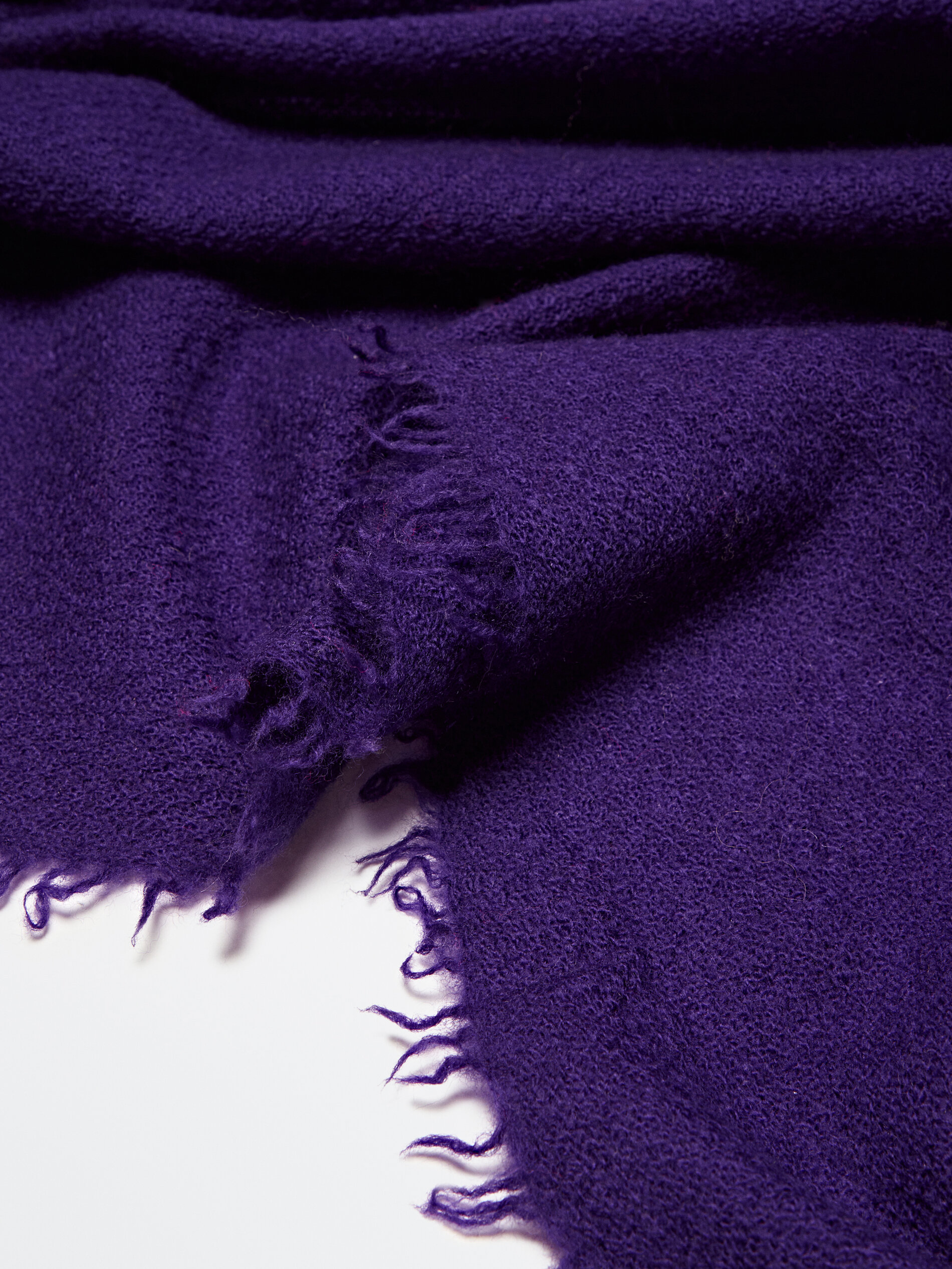 Bufanda estructura 100% lana - LILA