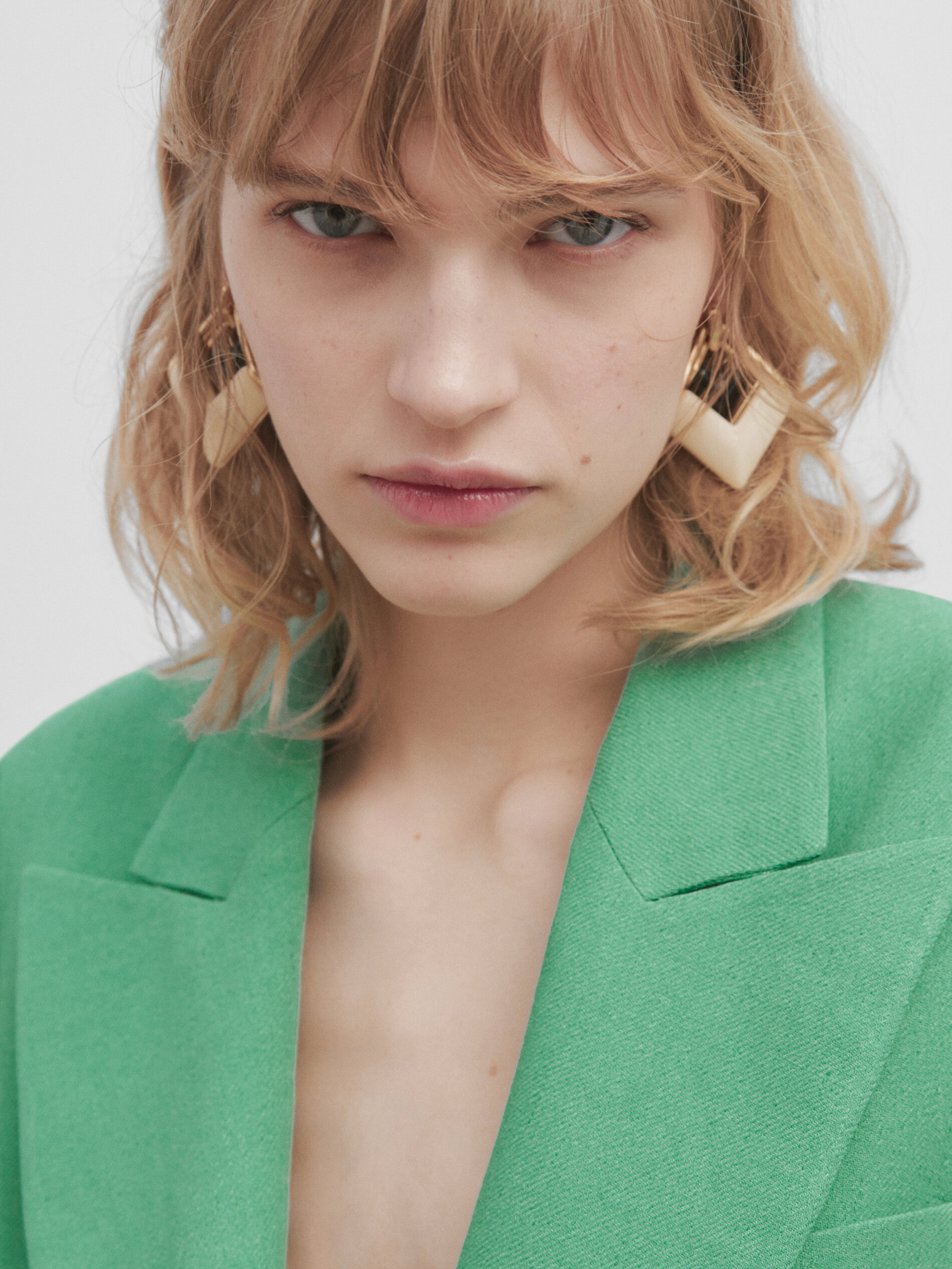 Americana traje mezcla lino -Studio - VERDE