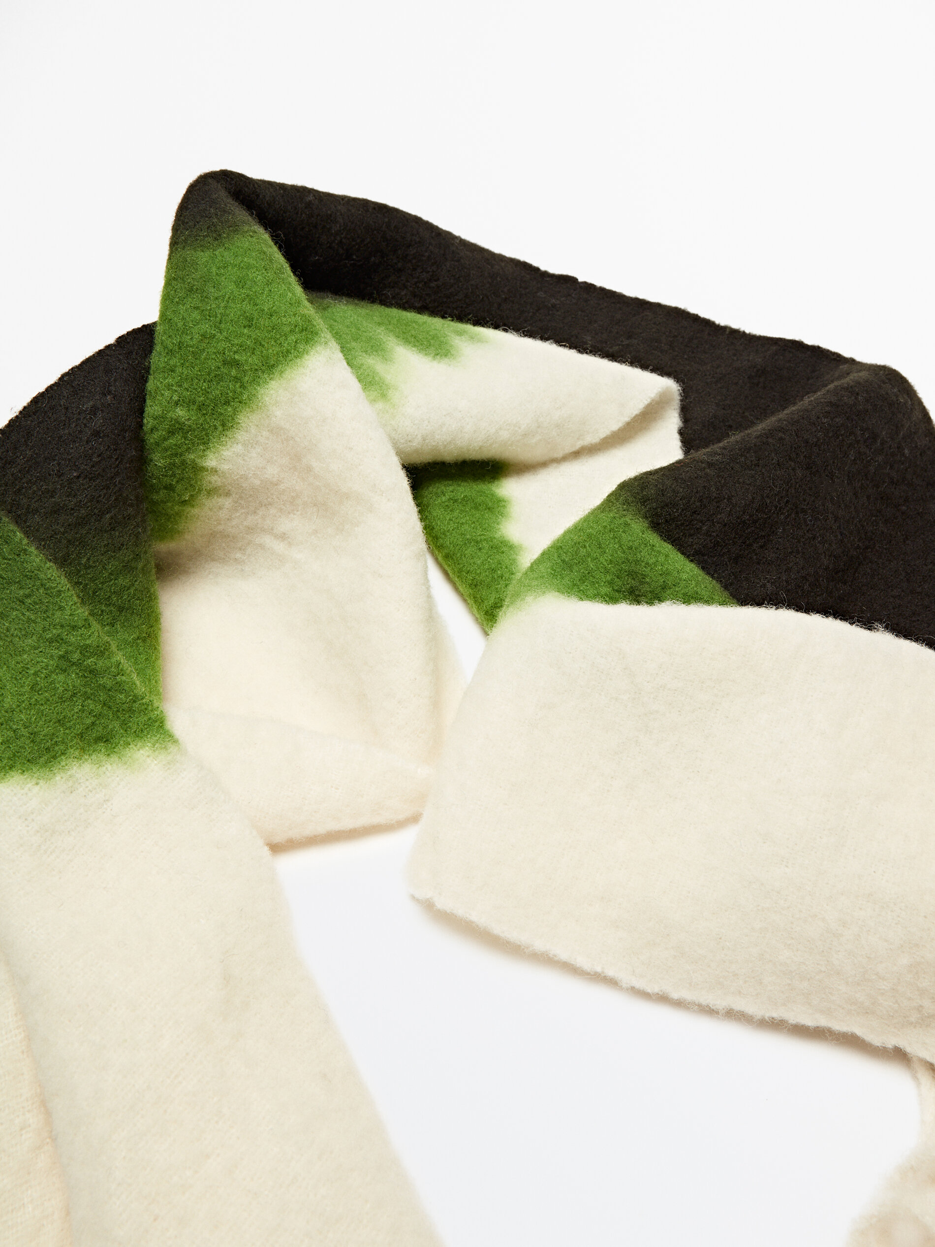 Bufanda tie dye detalle flecos - CRUDO