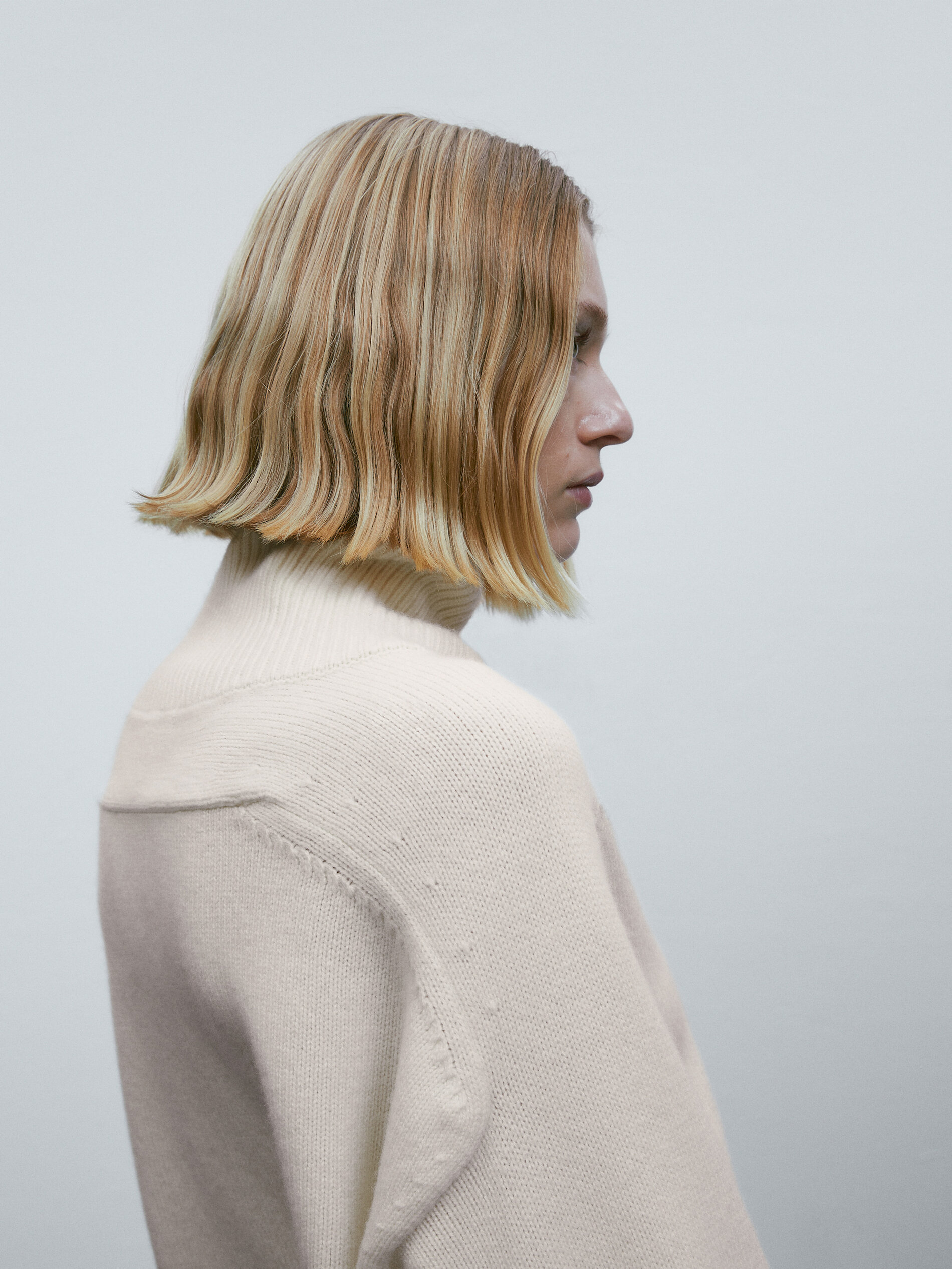 Jersey capa cuello alto - CRUDO