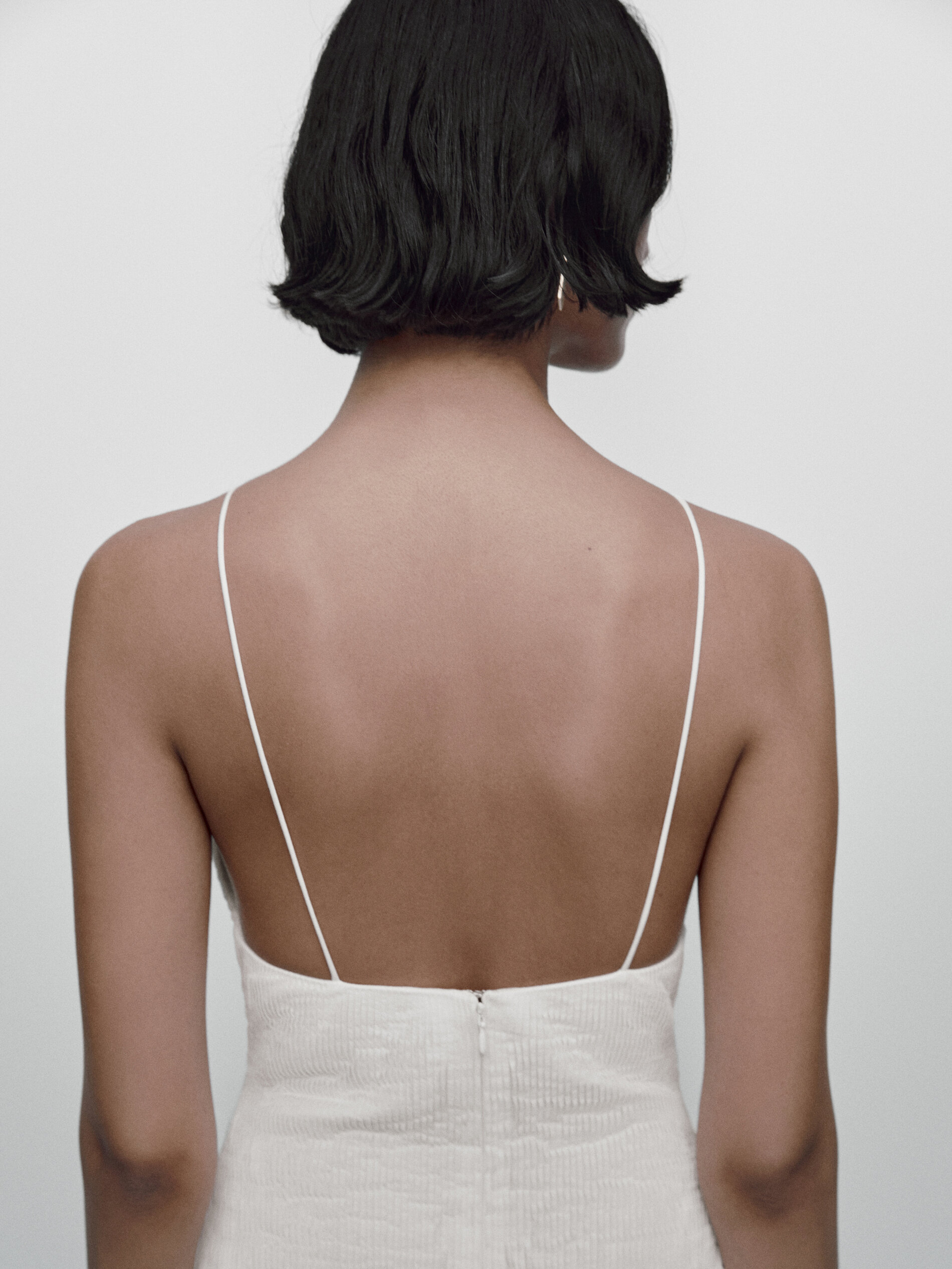 Vestido pliegues Limited edition - BLANCO