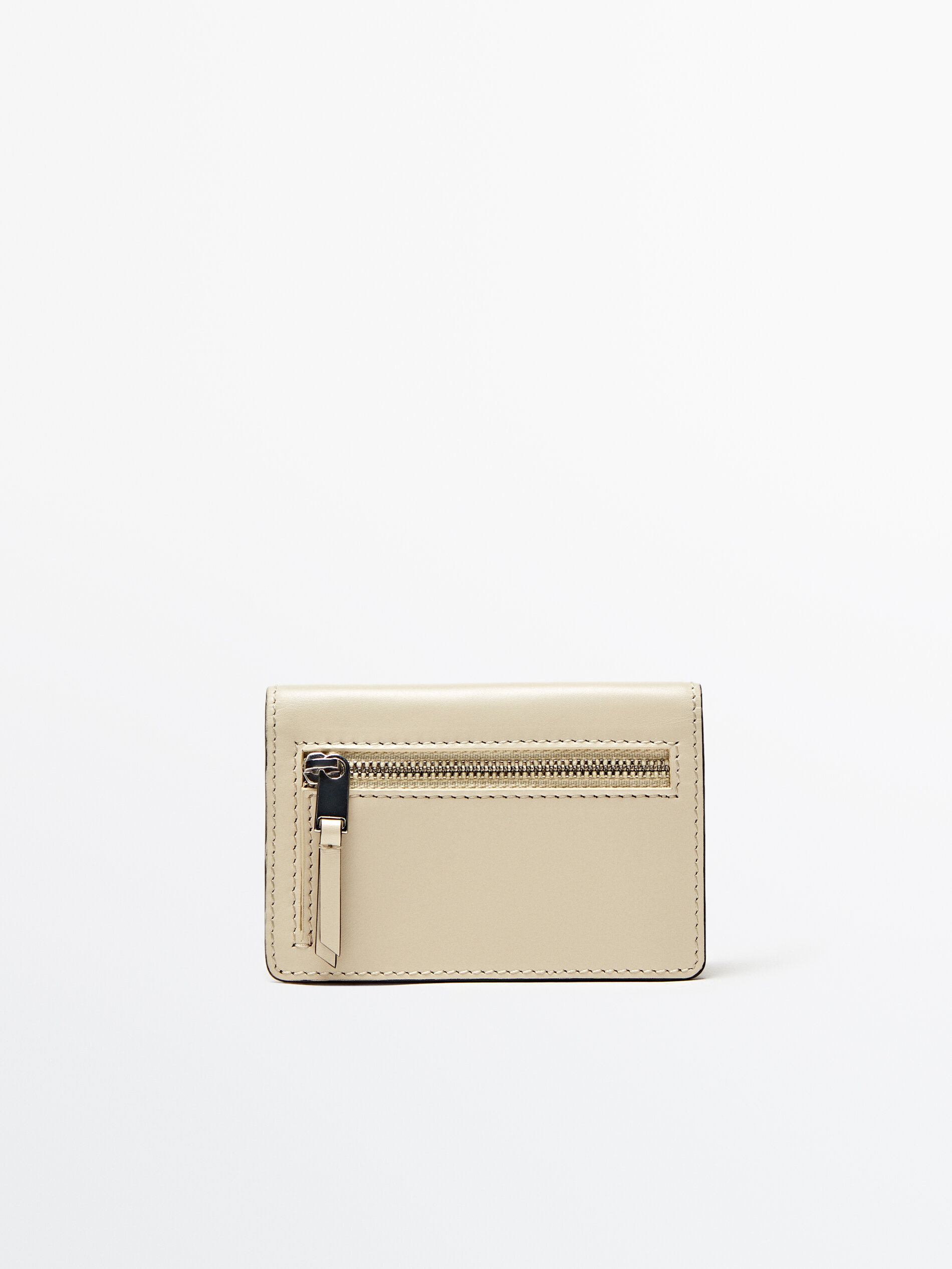Cartera piel napa - BLANCO