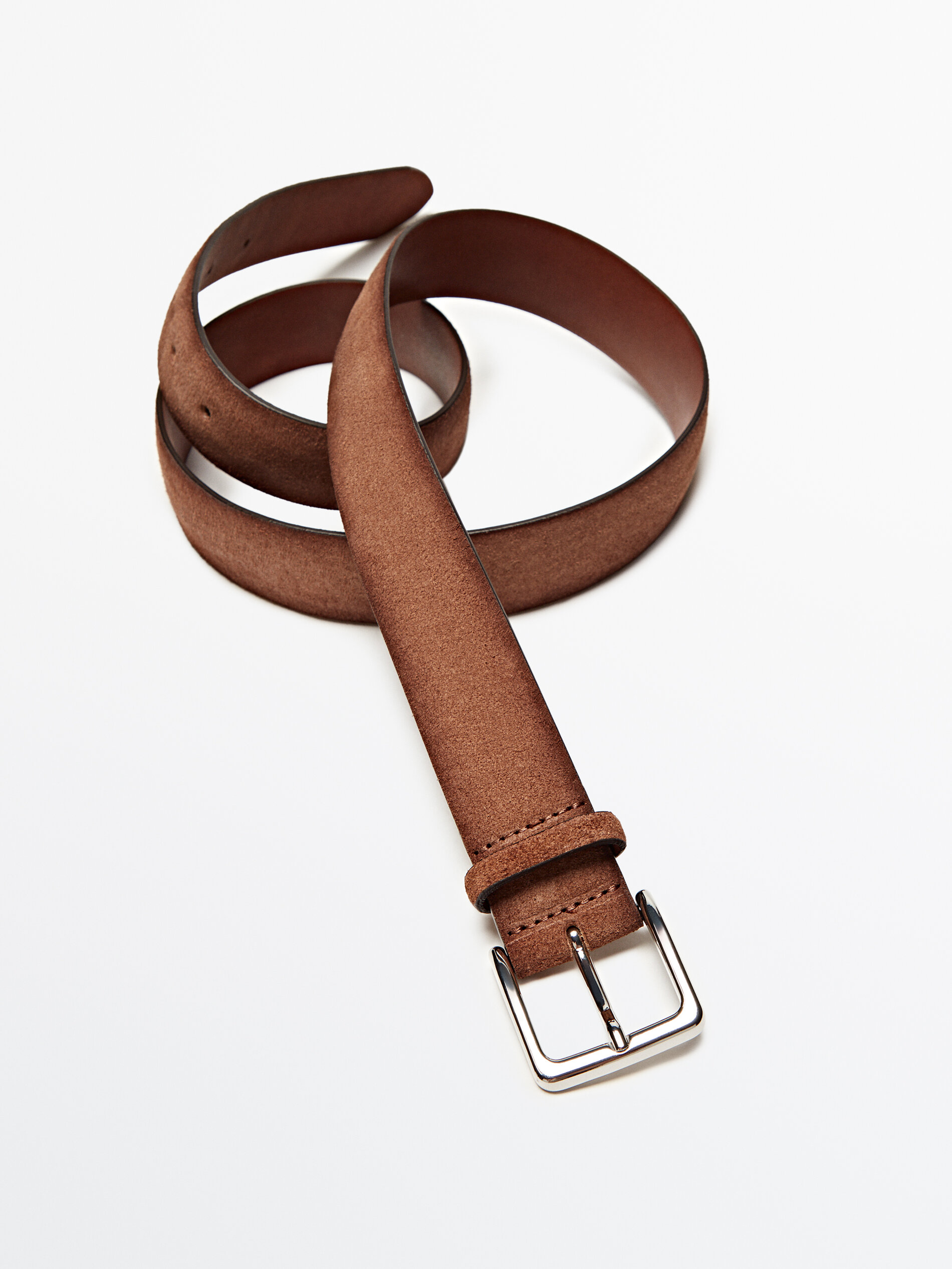 Cinturón serraje - TOSTADO