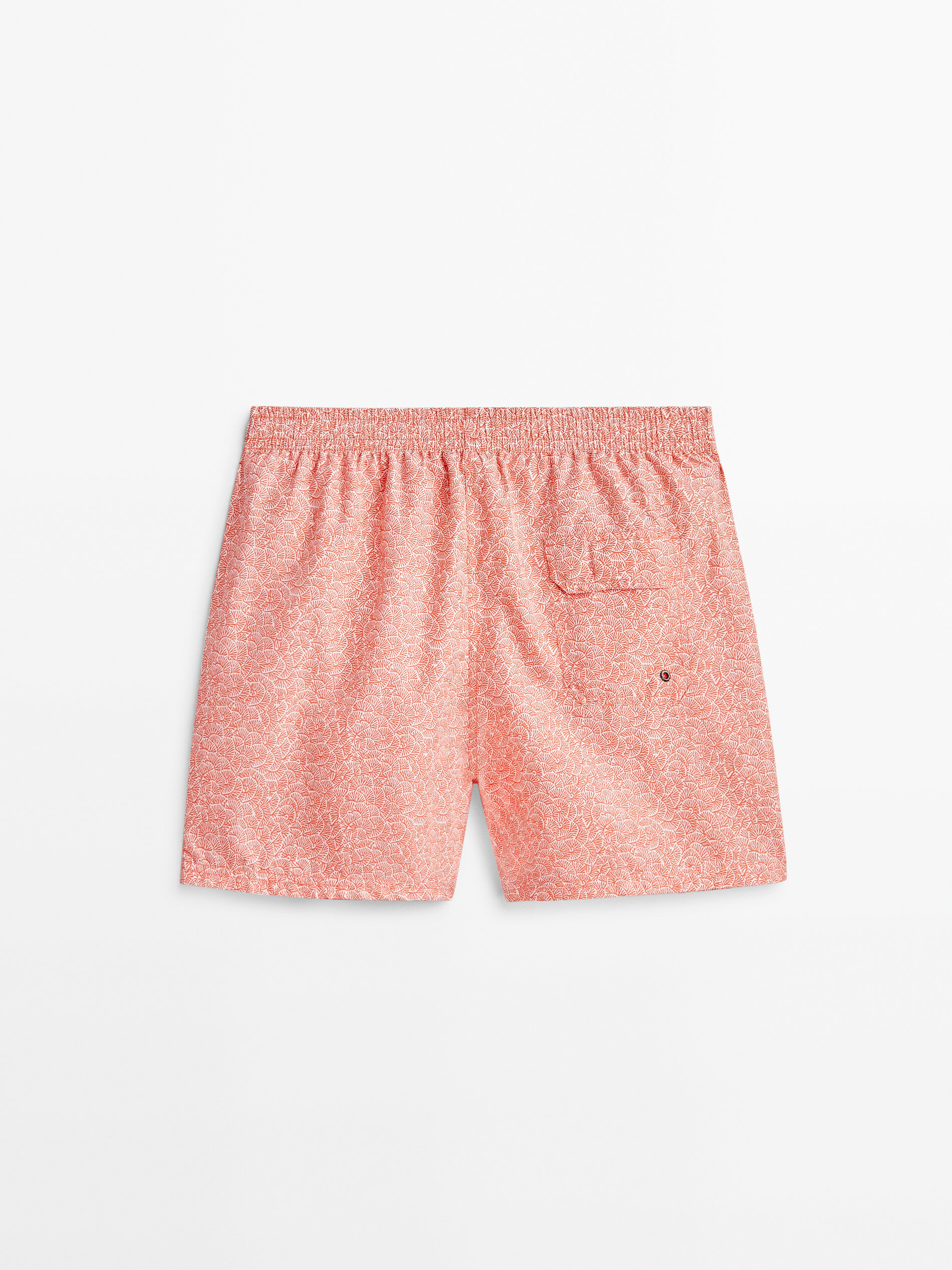 Bañador estampado motivo marino - CORAL