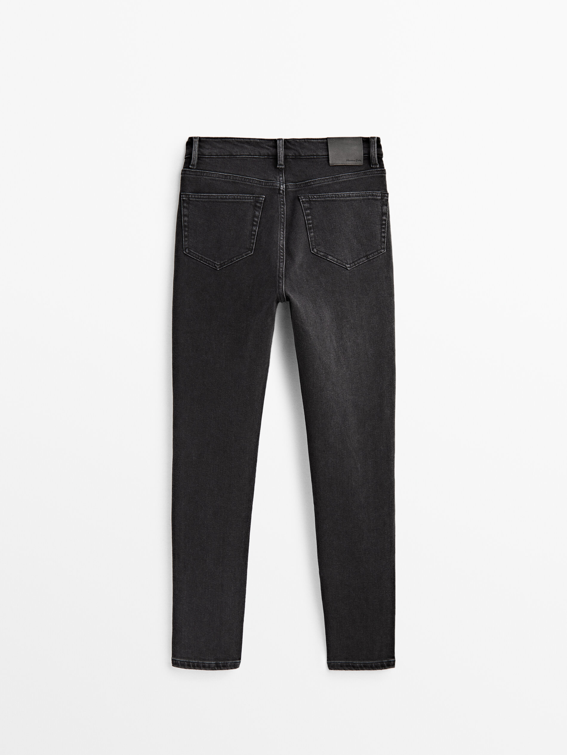 Pantalón vaquero tiro alto skinny fit - NEGRO