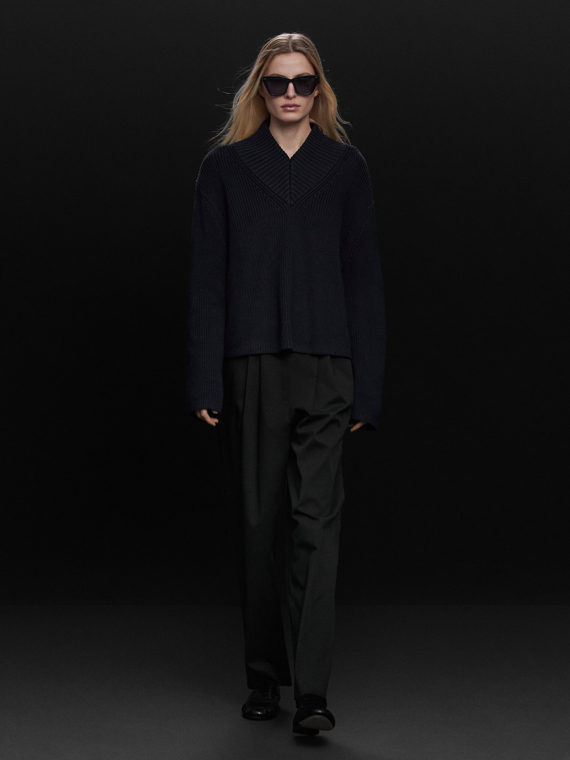 Gafas de sol oversize - NEGRO