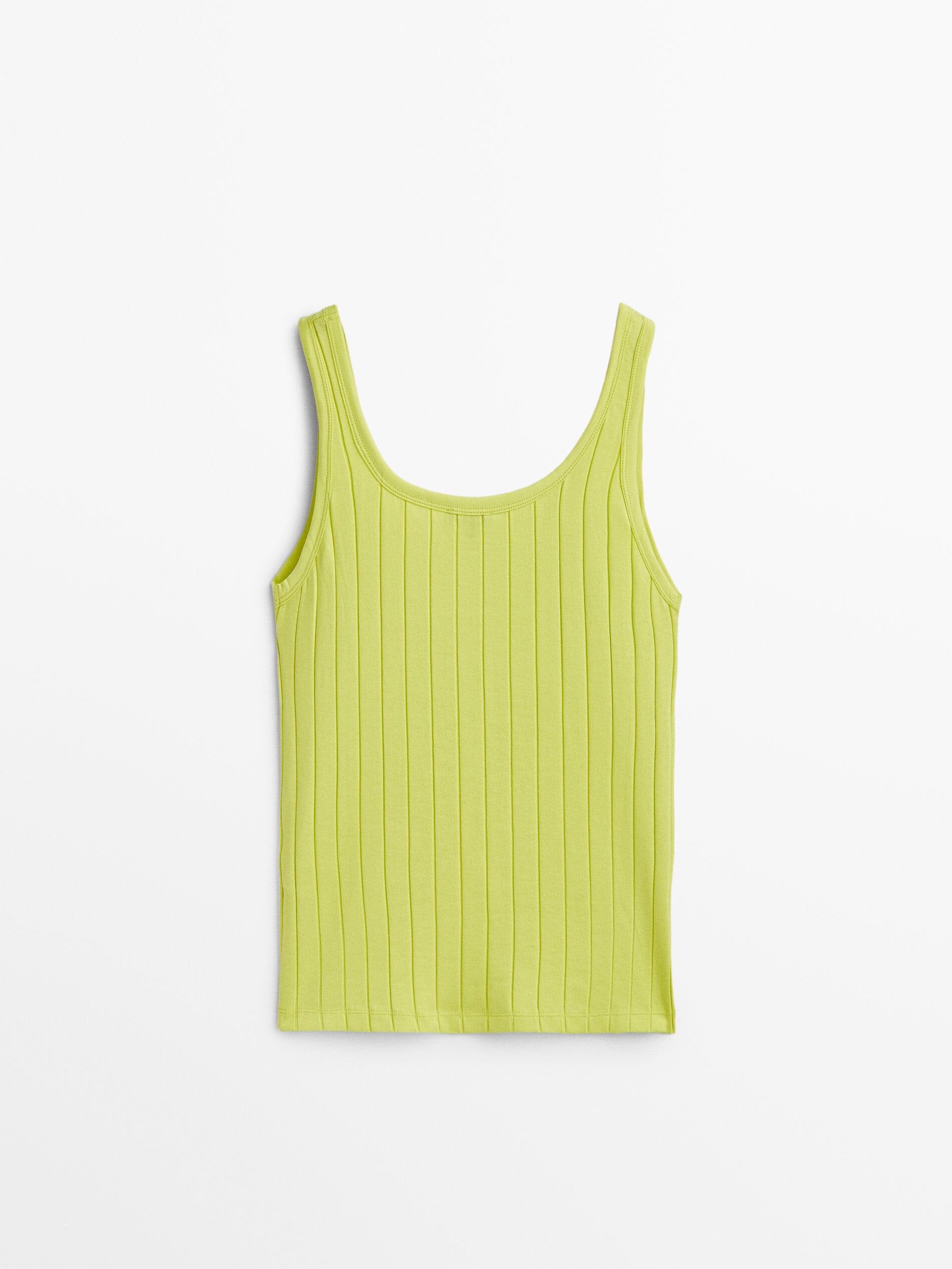 Camiseta tirantes canalé ancho - LIMA