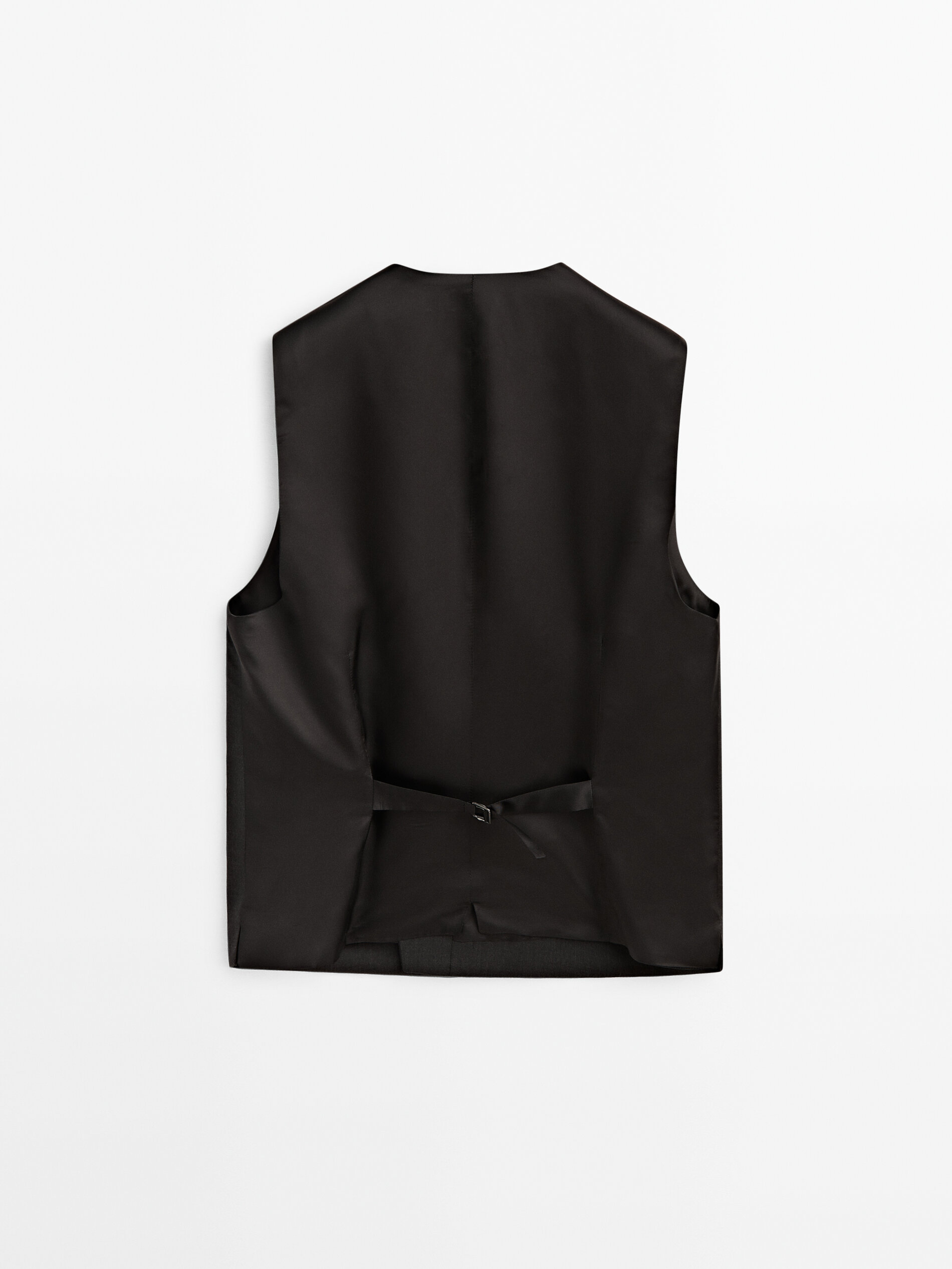 Chaleco traje lana gris - MARENGO