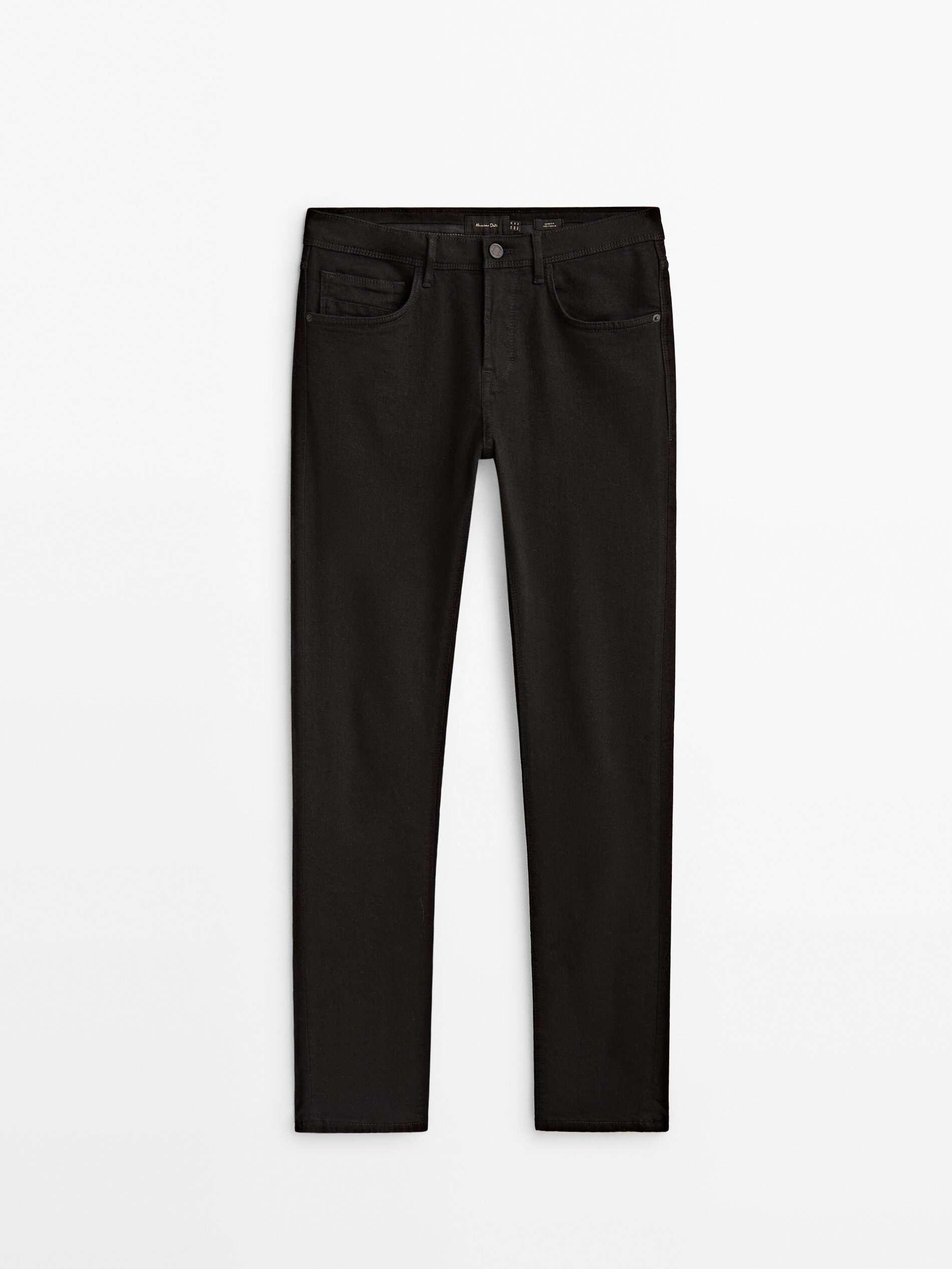 Pantalón vaquero negro slim fit - NEGRO
