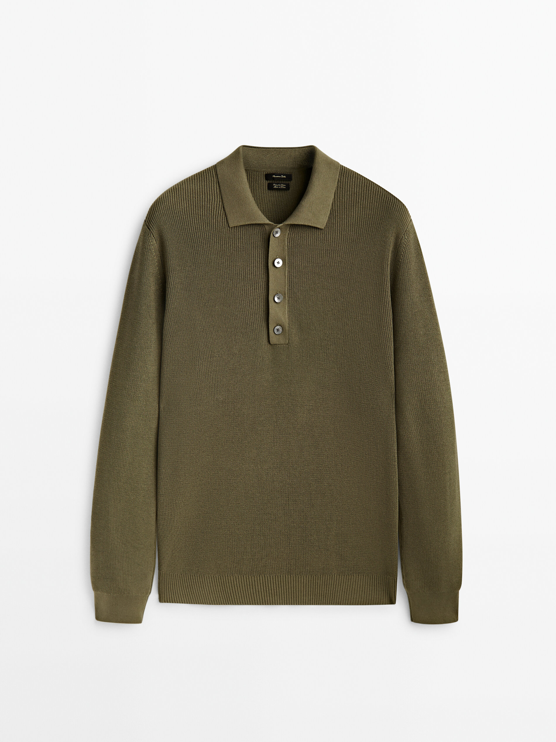 Jersey polo estructura algodón - KAKI CLARO