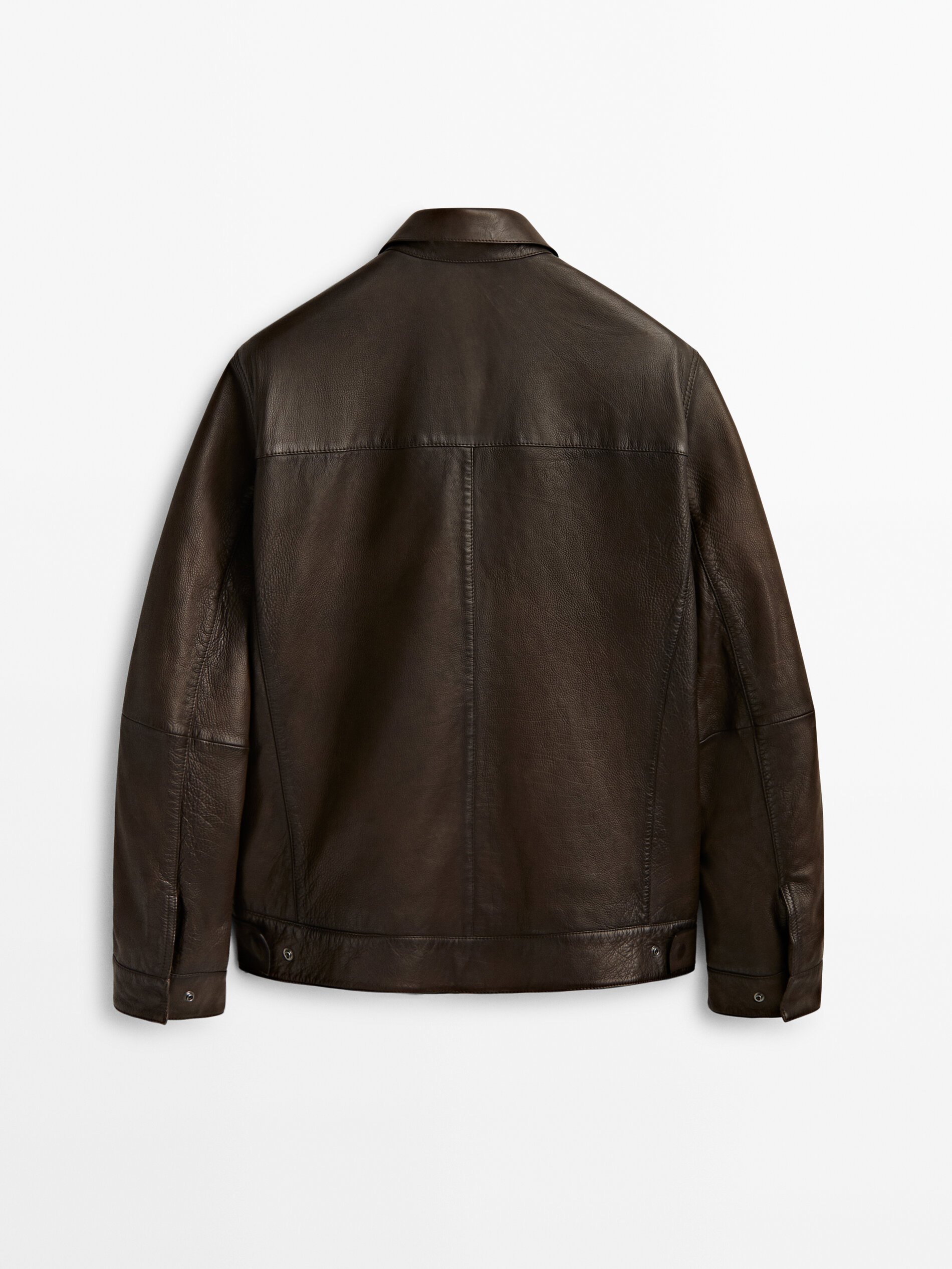 Chaqueta piel abatanada bolsillos - Lavado