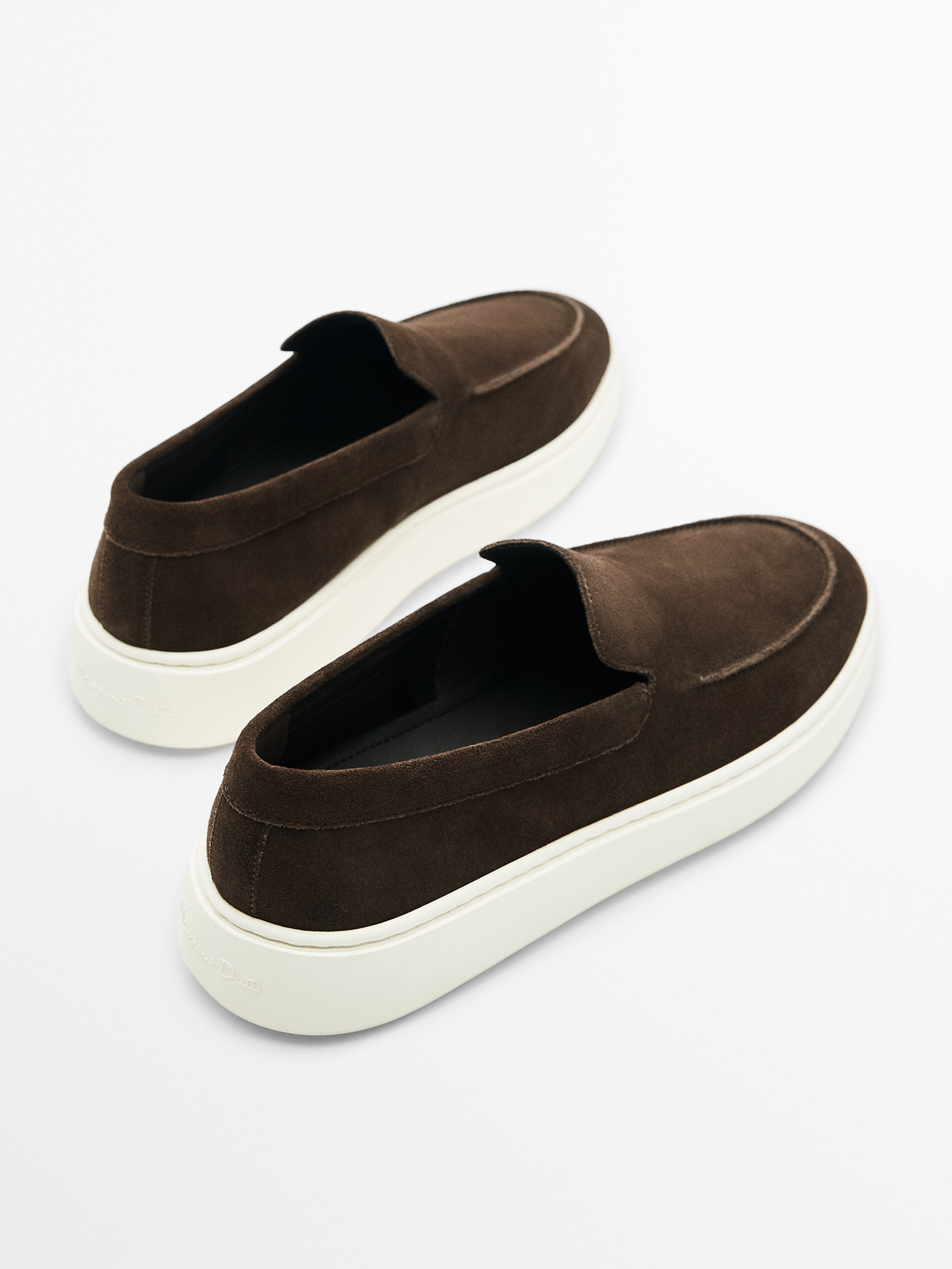 Mocasín soft serraje marrón - TAUPE