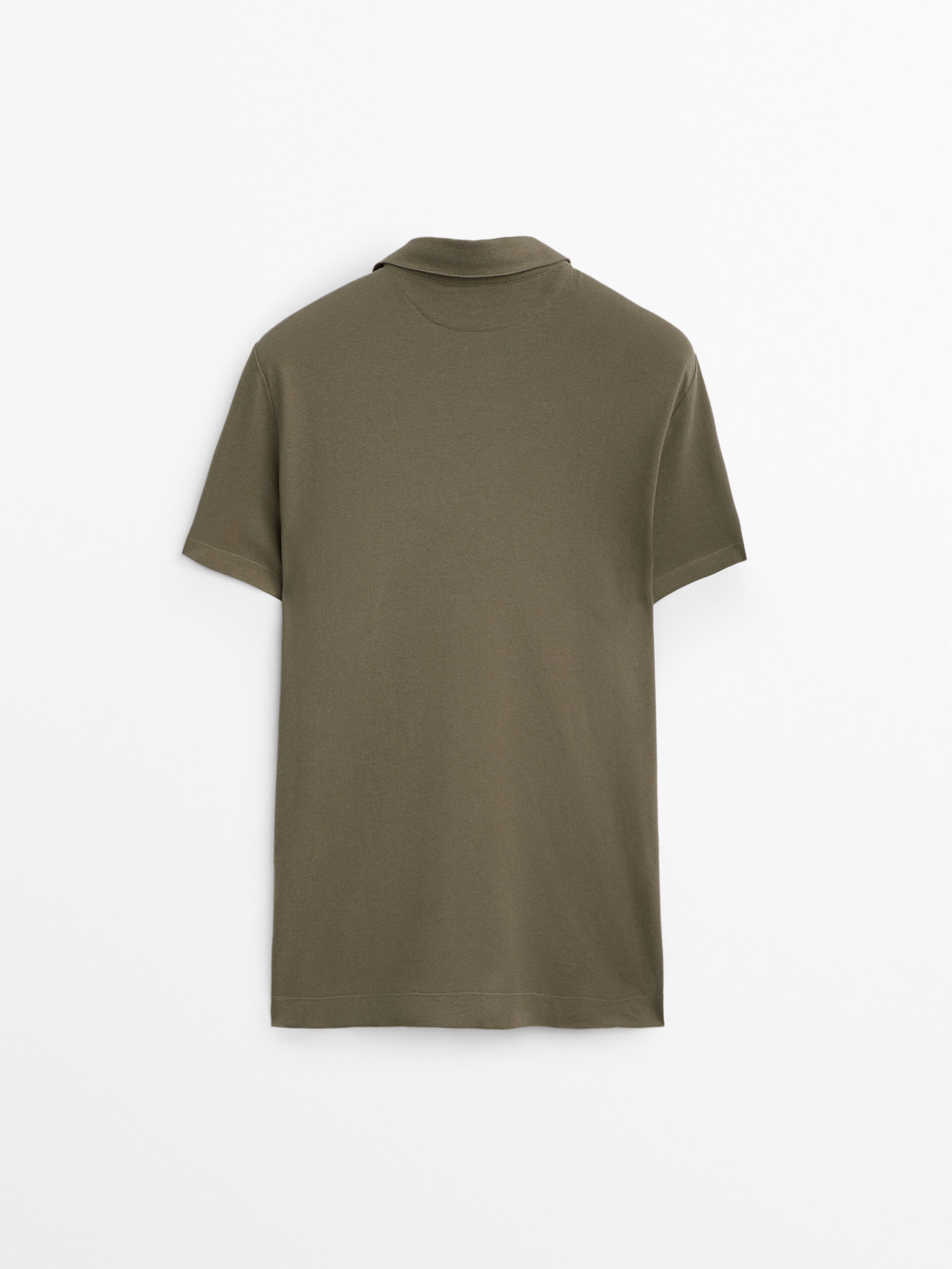 Polo mezcla algodón lino Limited edition - OLIVA