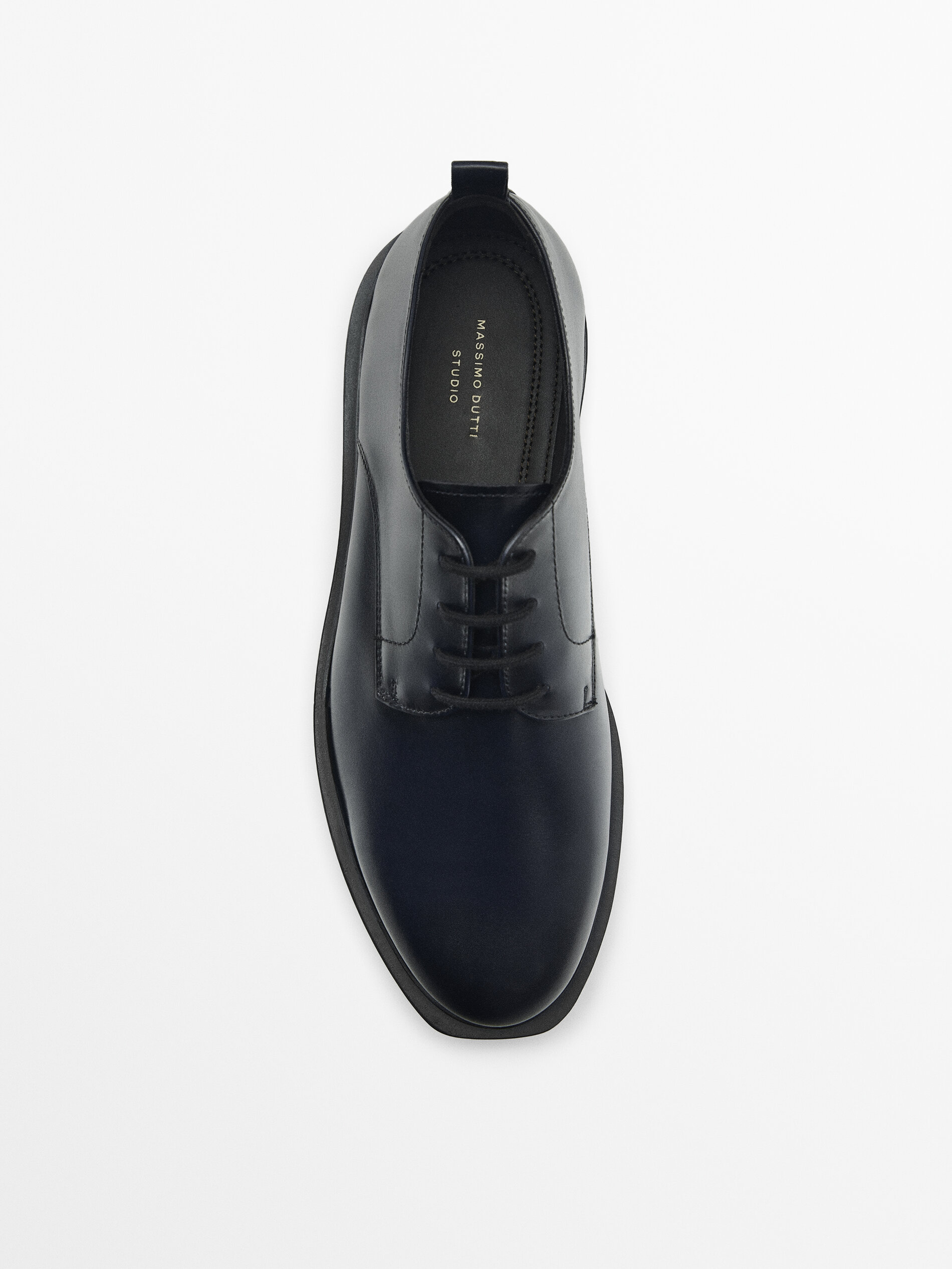 Zapato piel napa marino - Studio - AZUL