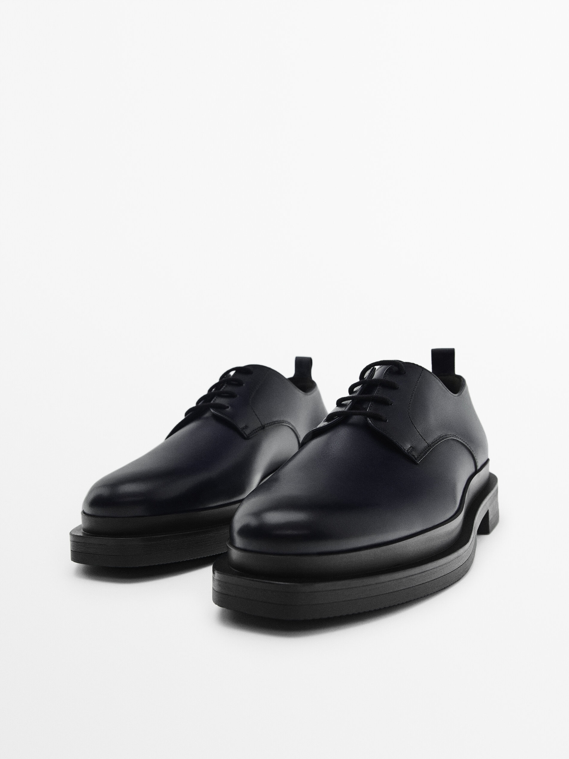 Zapato piel napa marino - Studio - AZUL