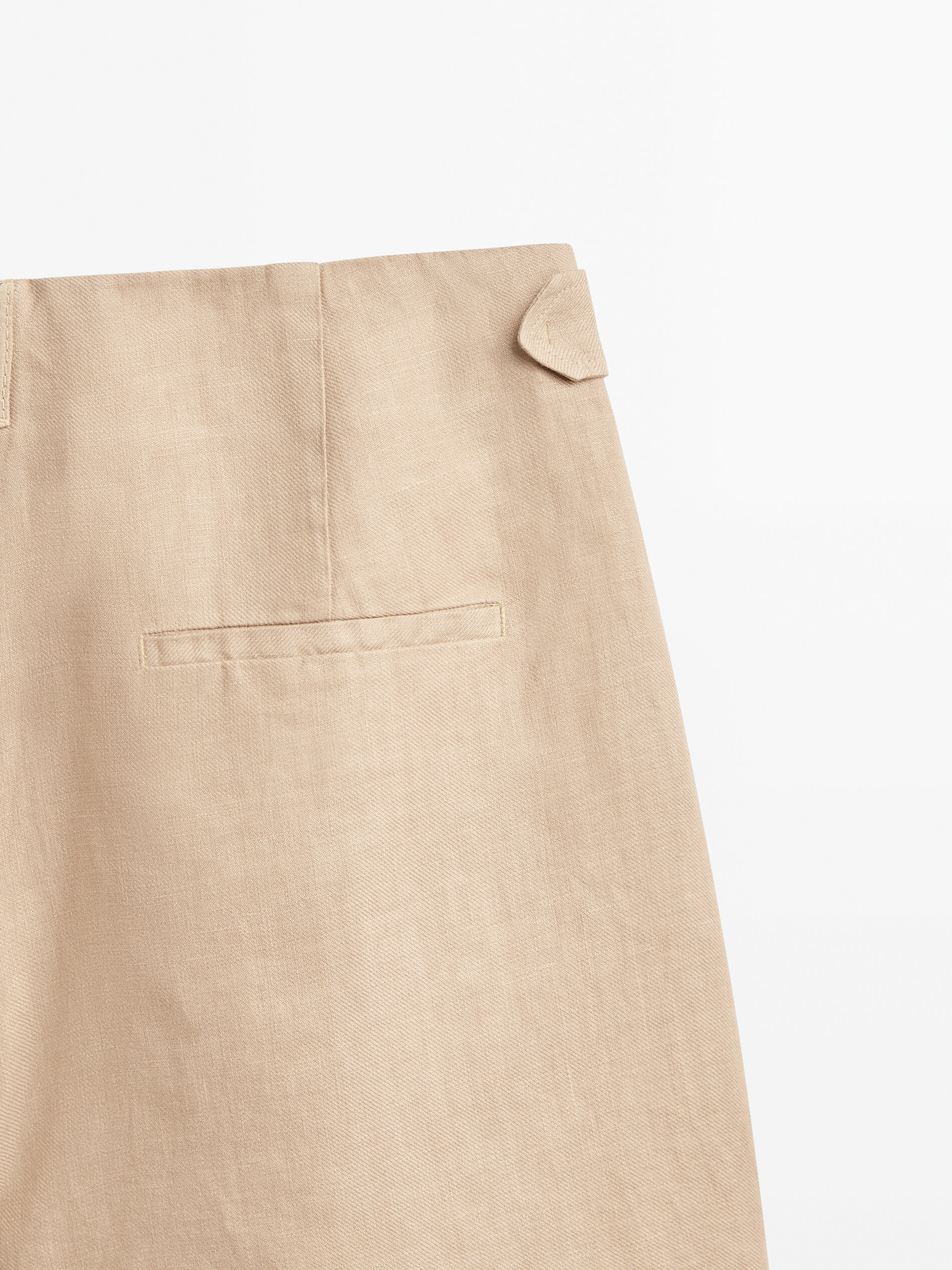 Bermuda 100% lino - TOSTADO