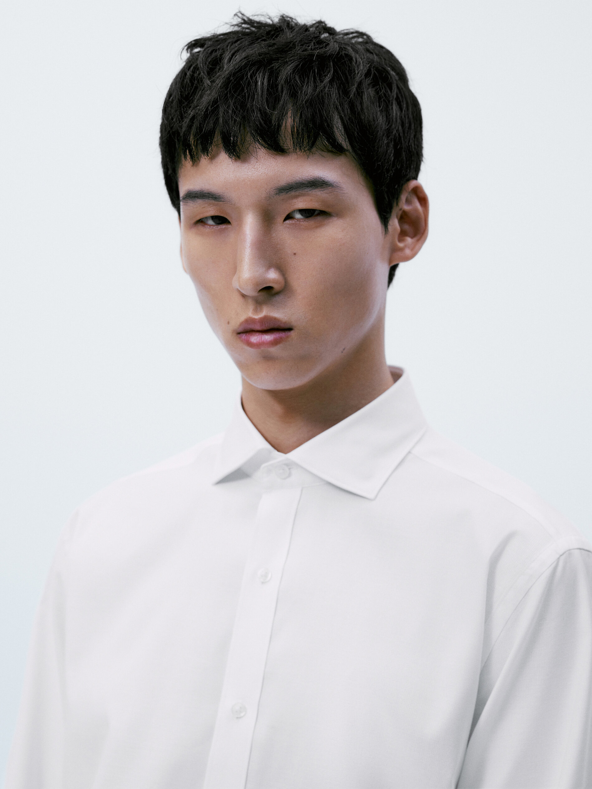 Camisa estructura easy iron stretch slim fit - BLANCO