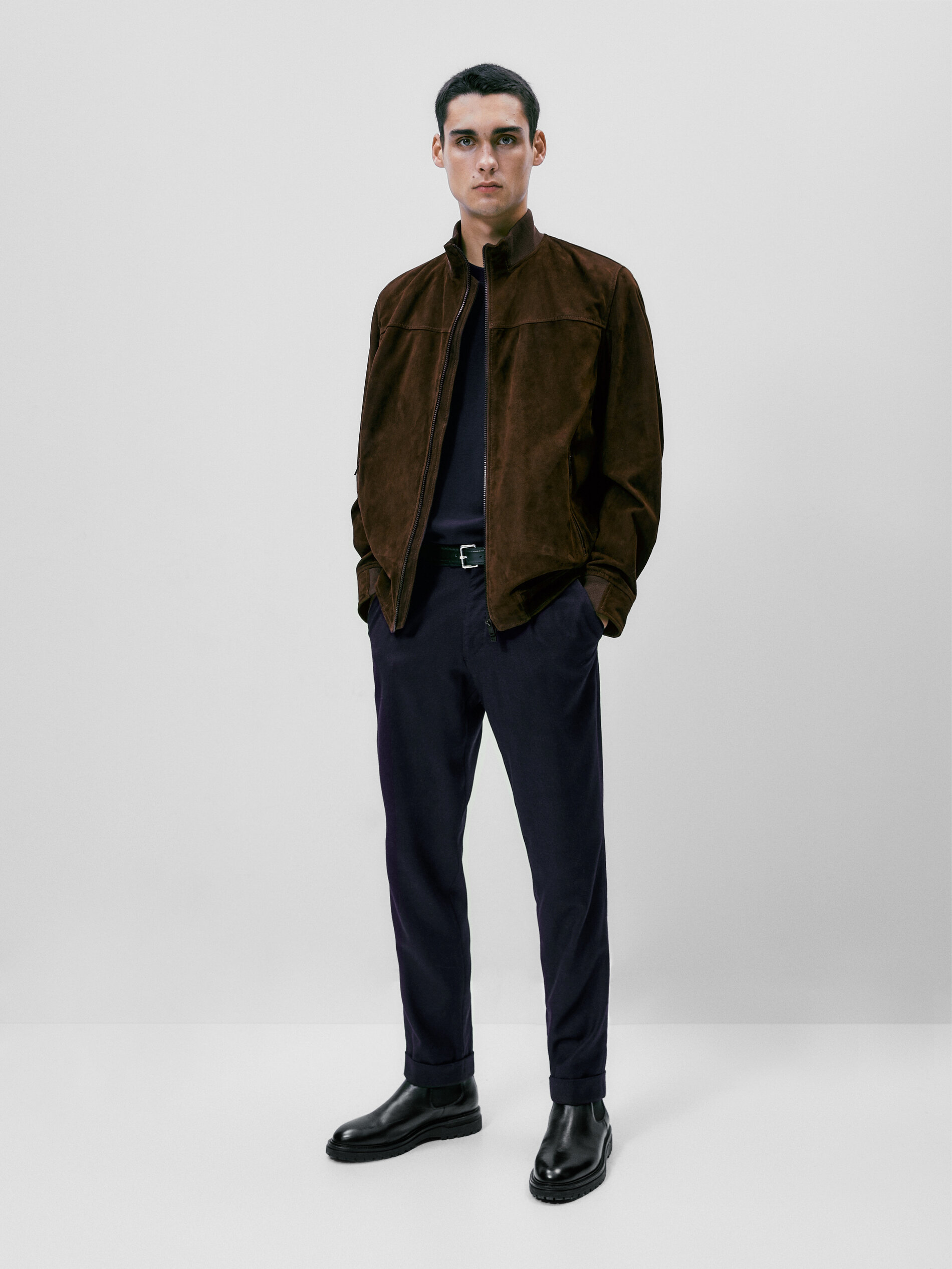 Cazadora ante marrón - Chocolate