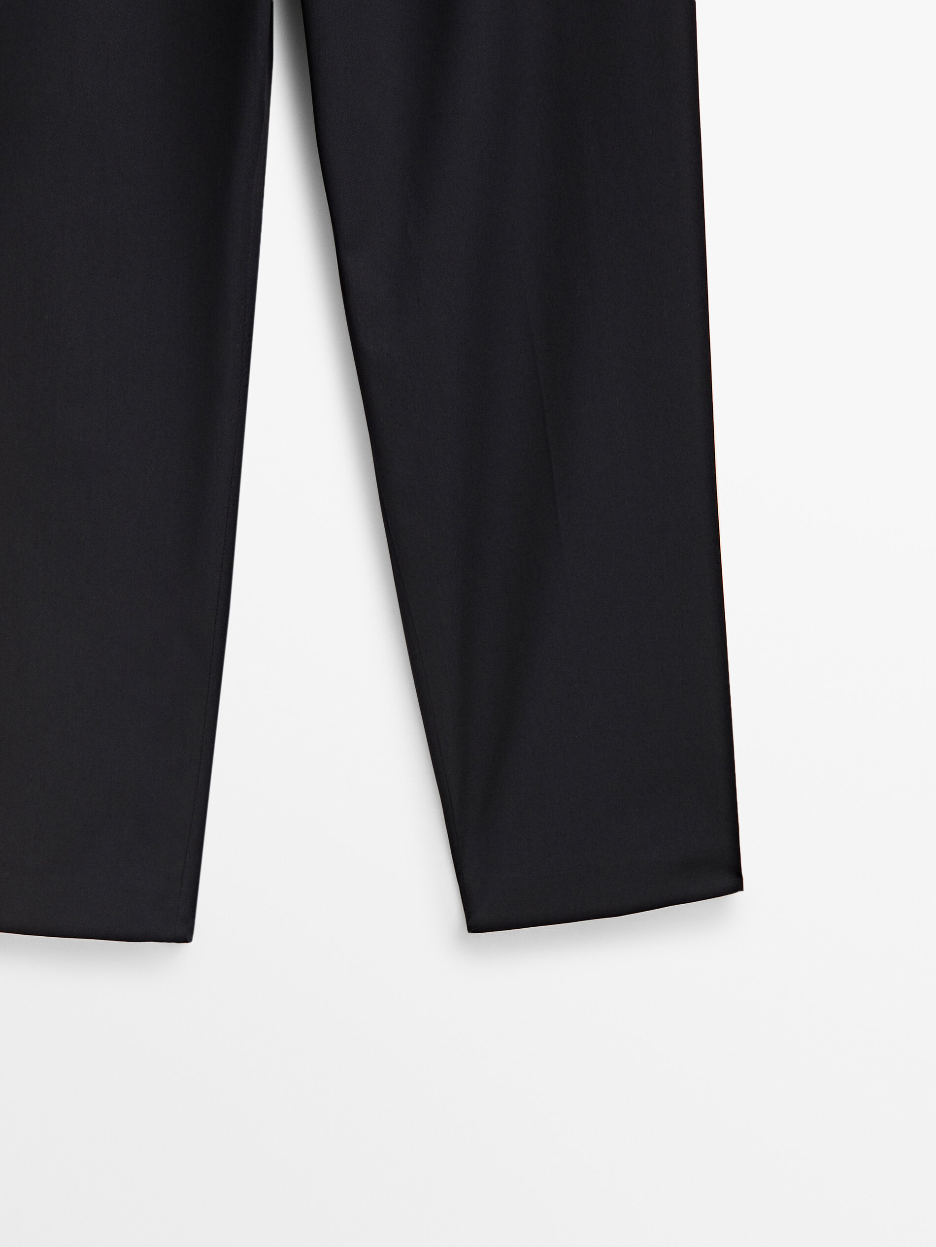 Pantalón chino mezcla algodón - AZUL MARINO