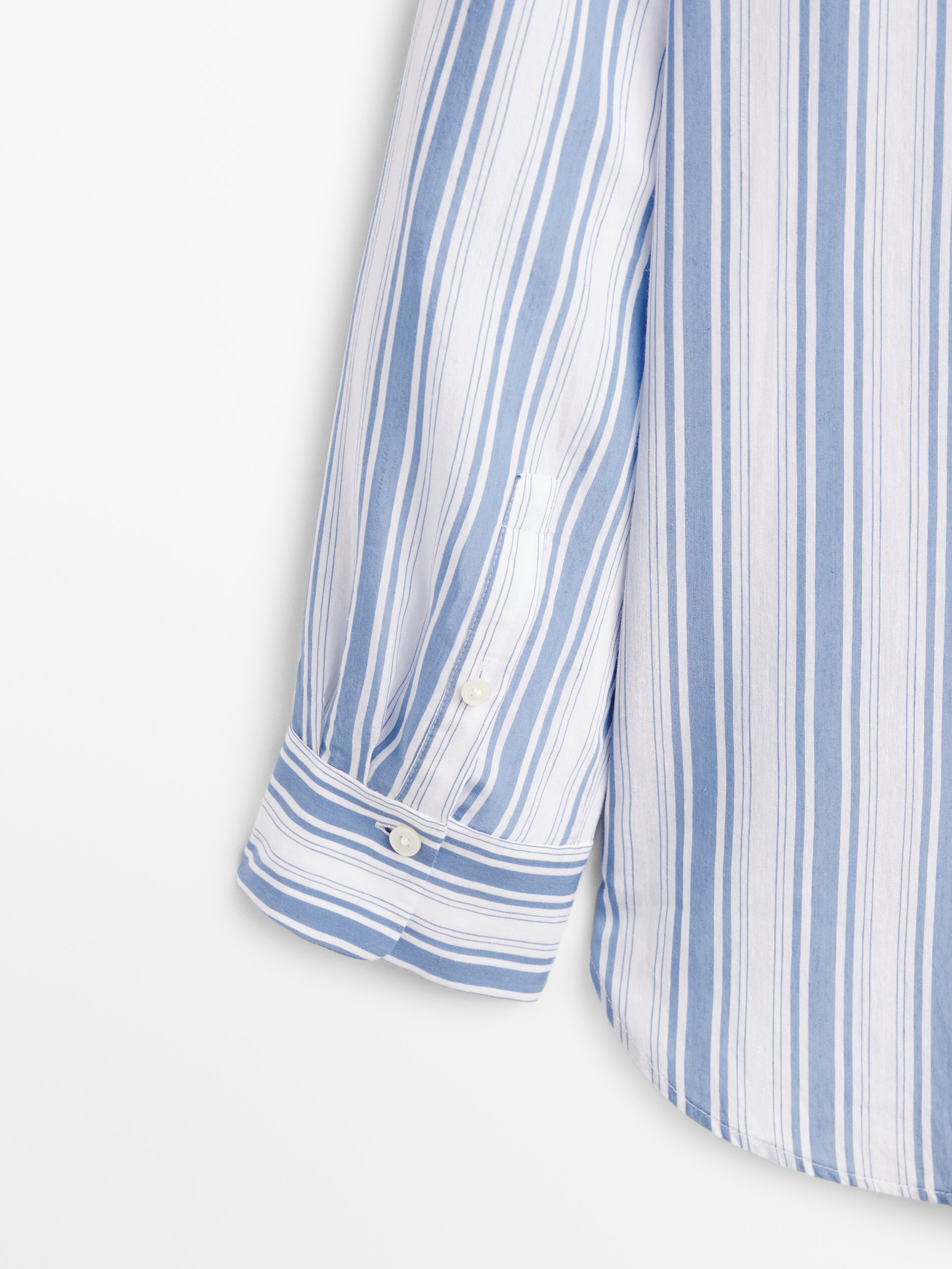 Camisa rayas celeste - CELESTE