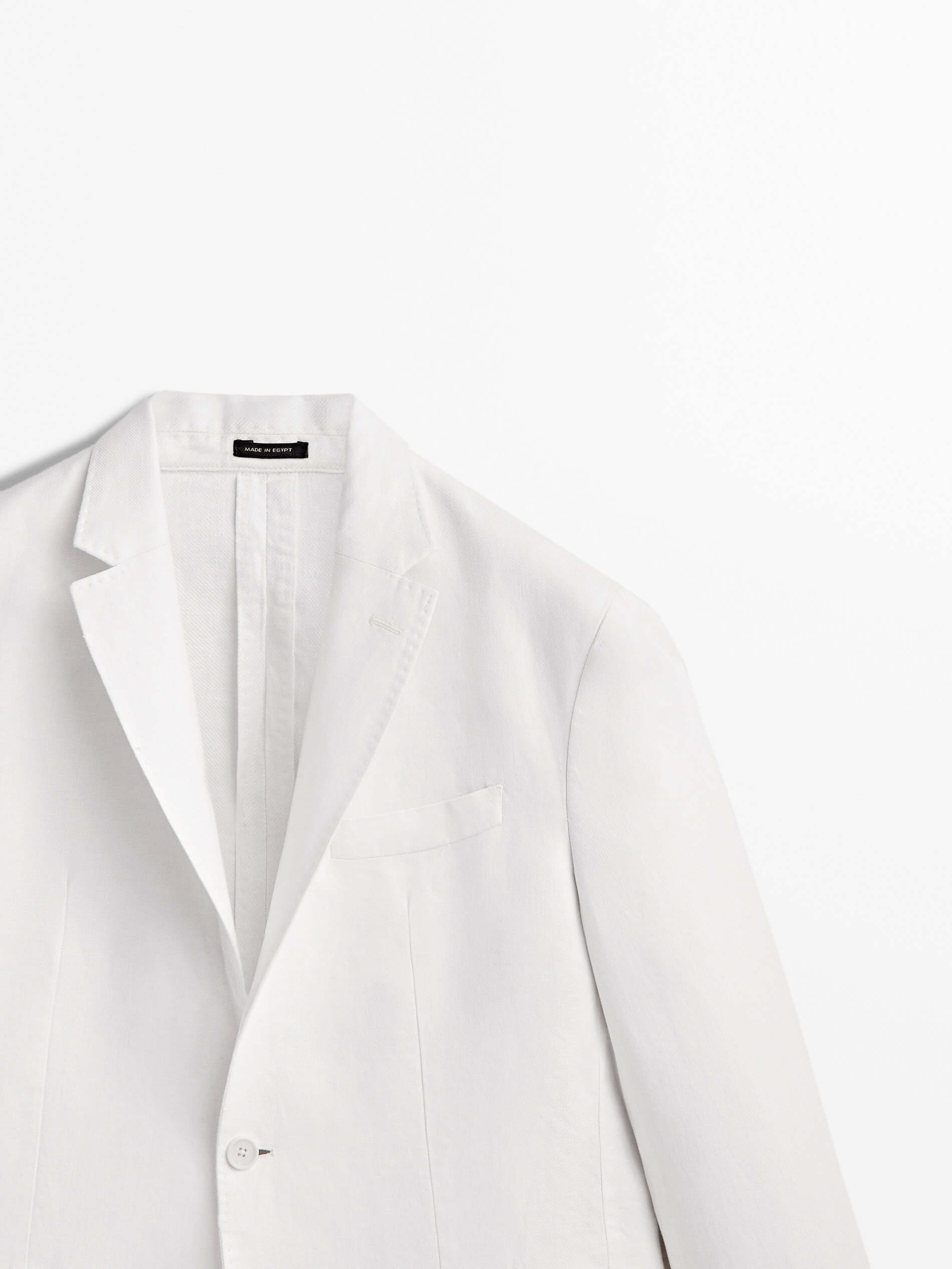 Americana traje 100% lino - BLANCO