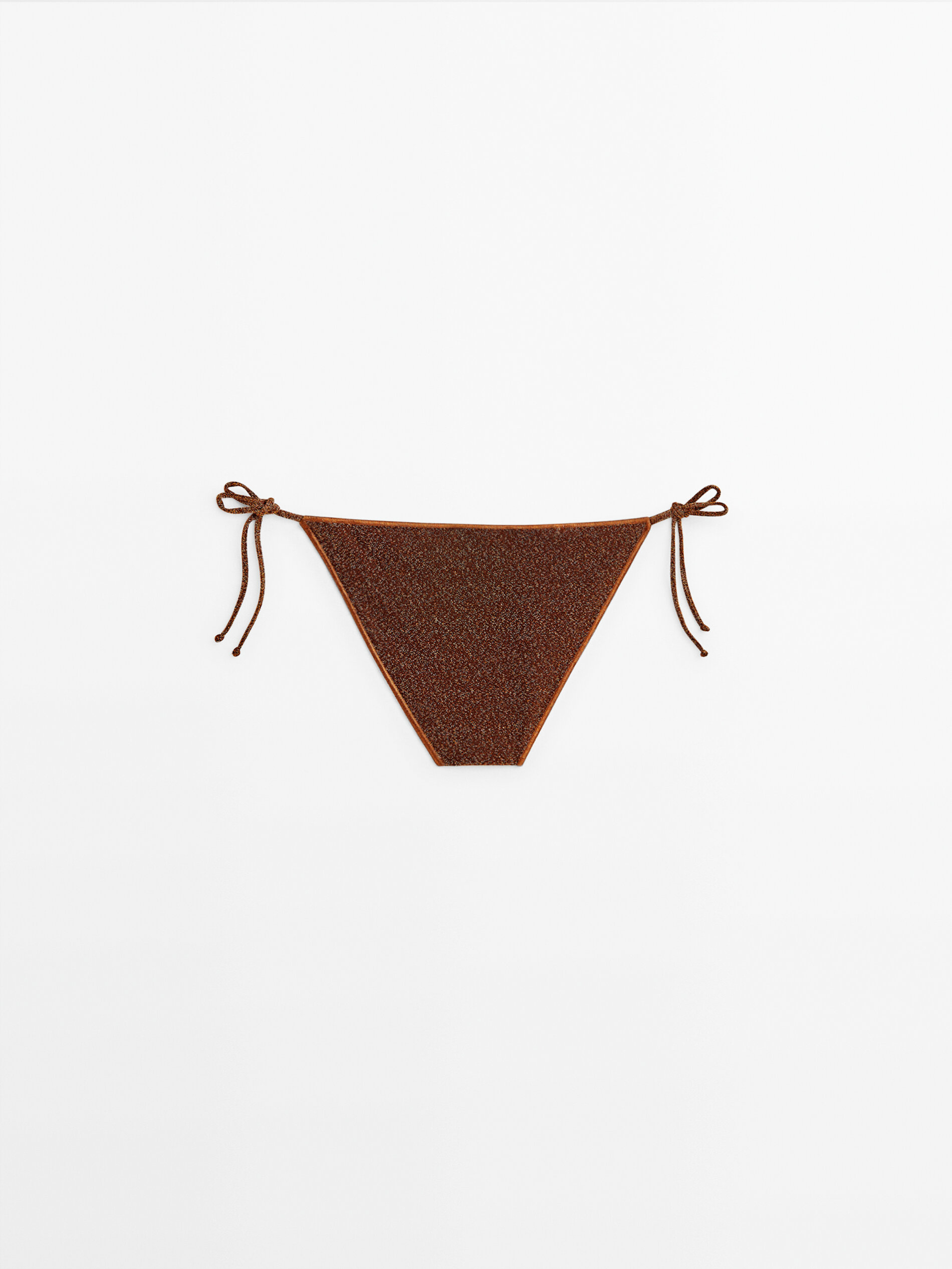 Braguita bikini brillo - COBRE
