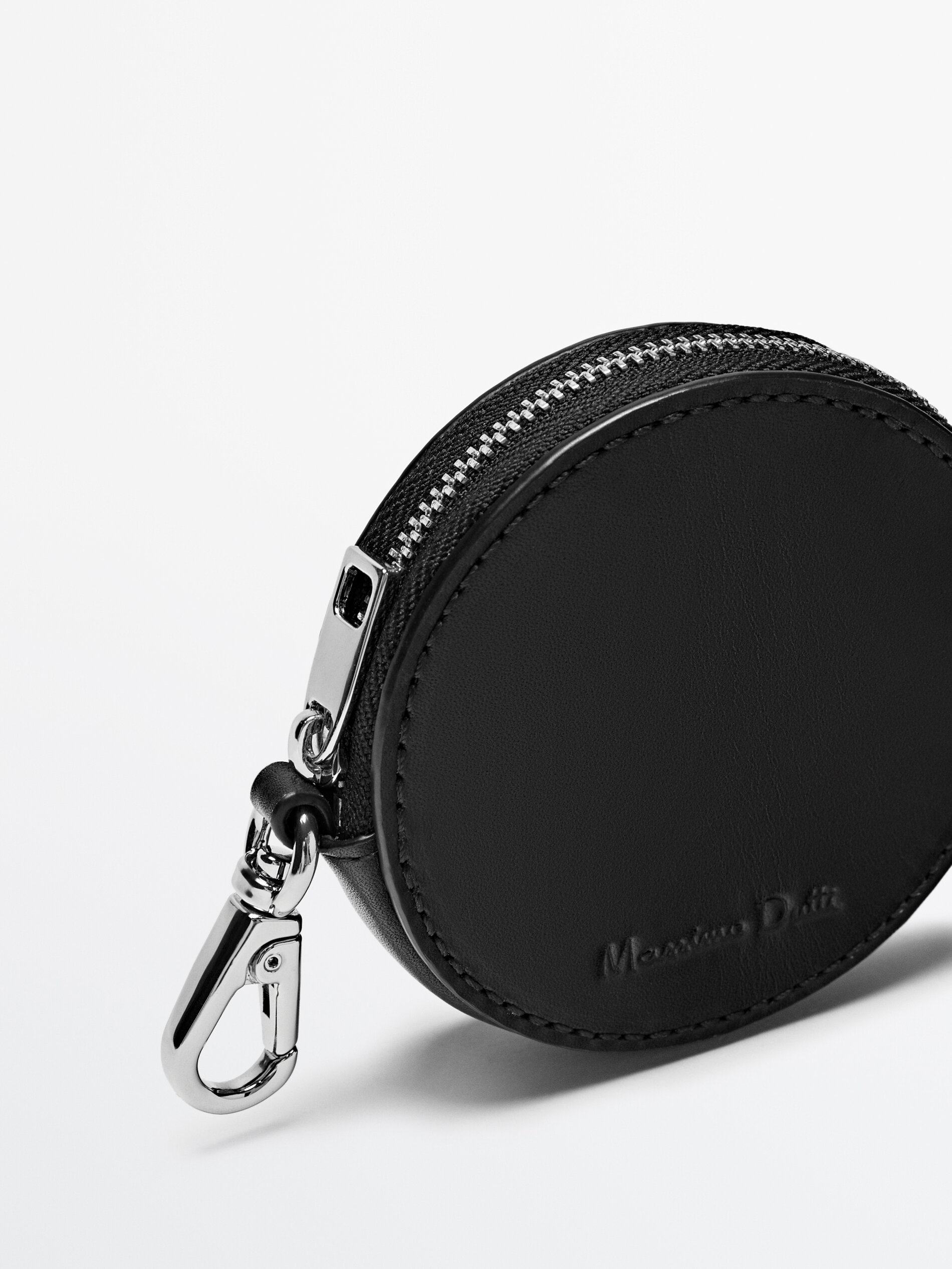 Monedero redondo piel Limited Edition - NEGRO