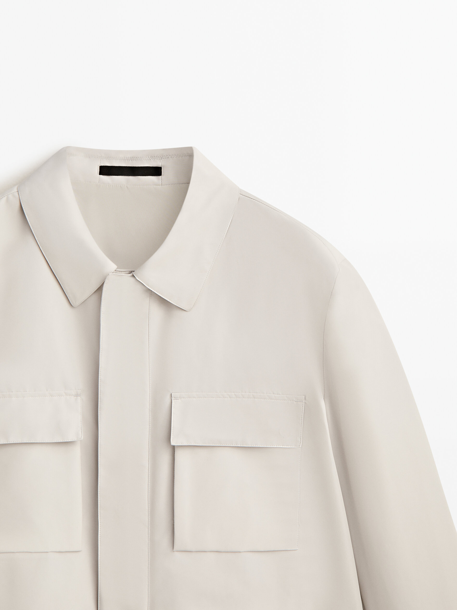 Sobrecamisa técnica bolsillos -Studio - CRUDO
