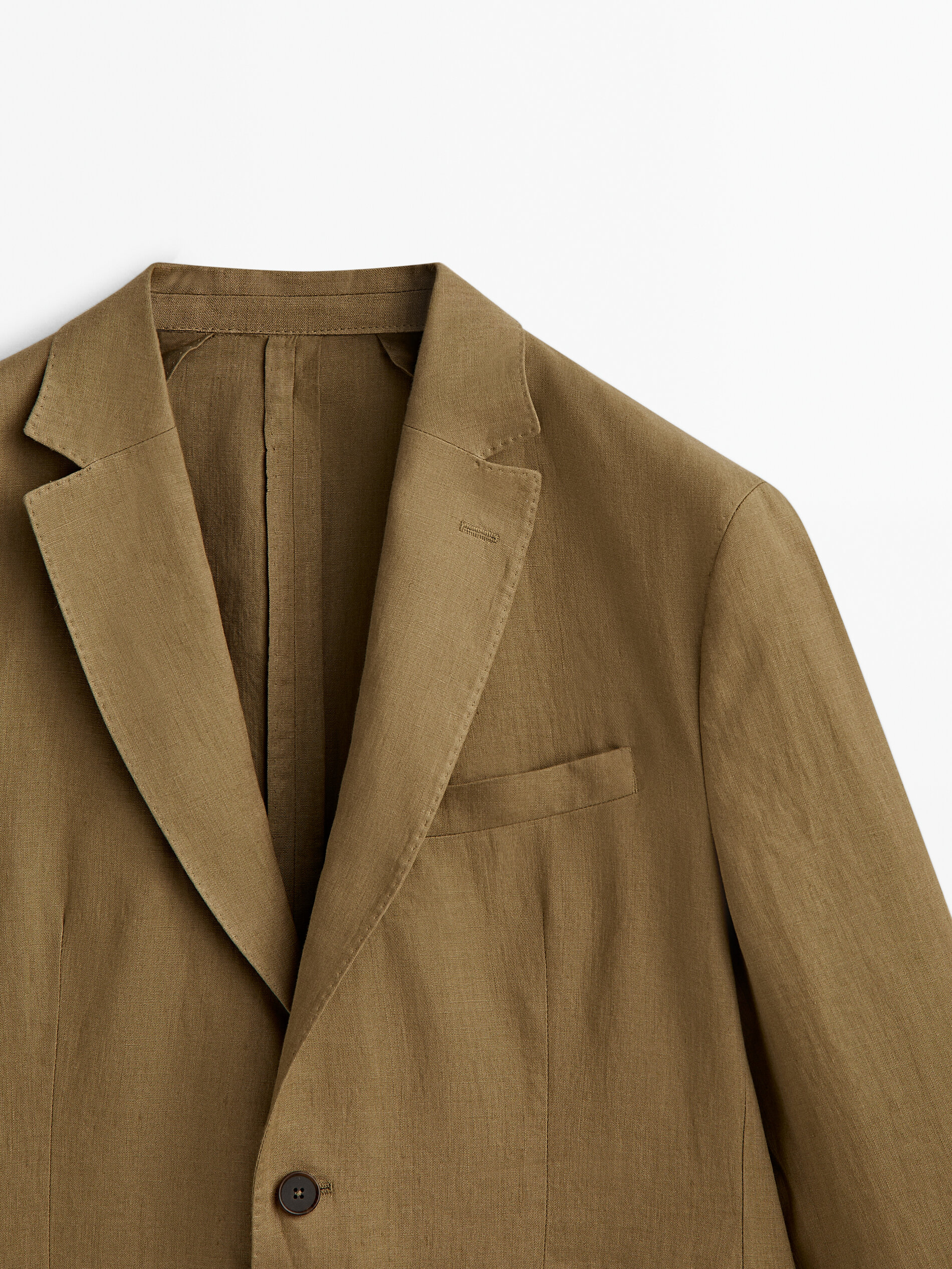 Americana traje 100% lino - BEIGE