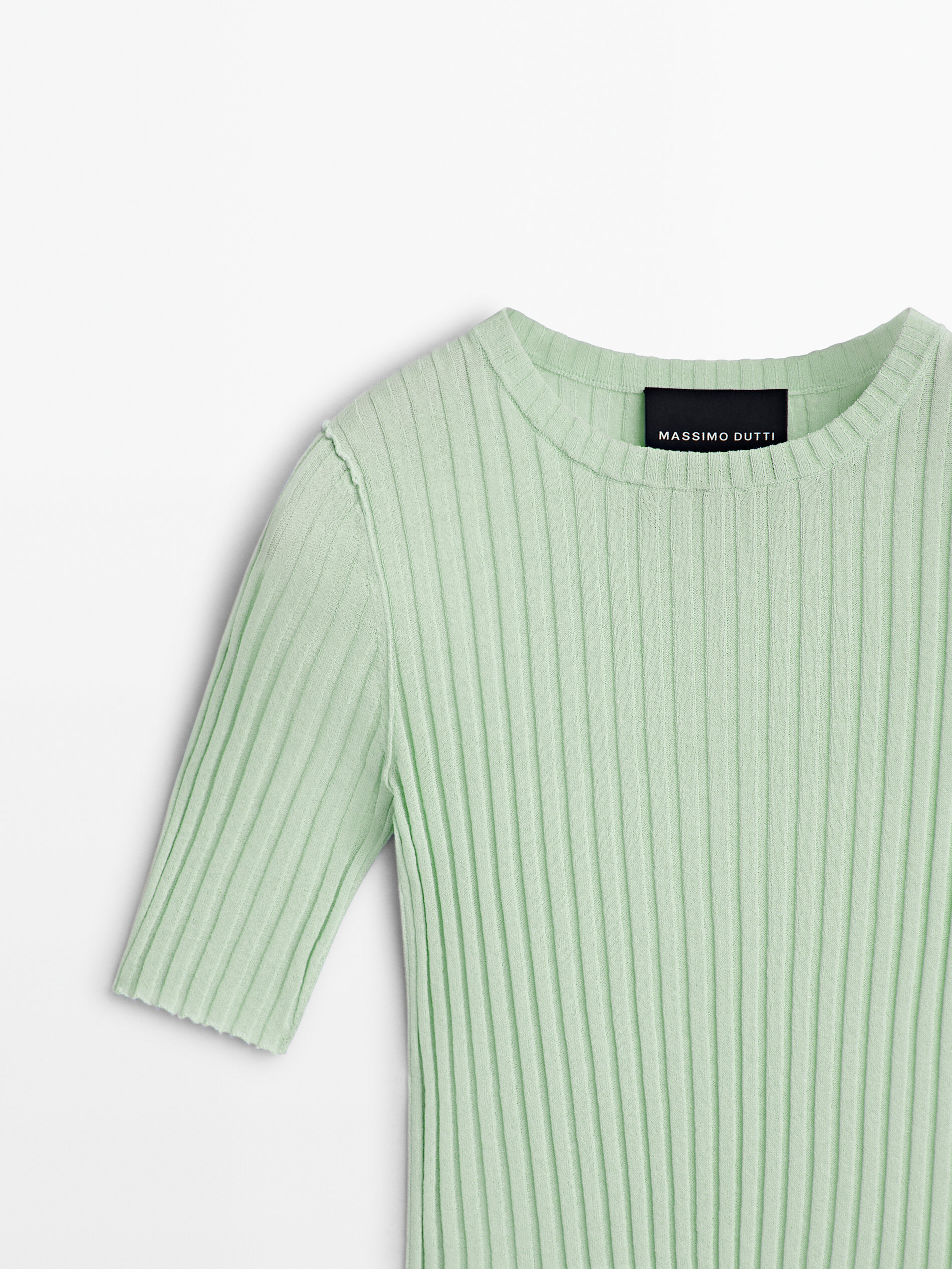 Jersey punto canalé -Studio - Verde billar