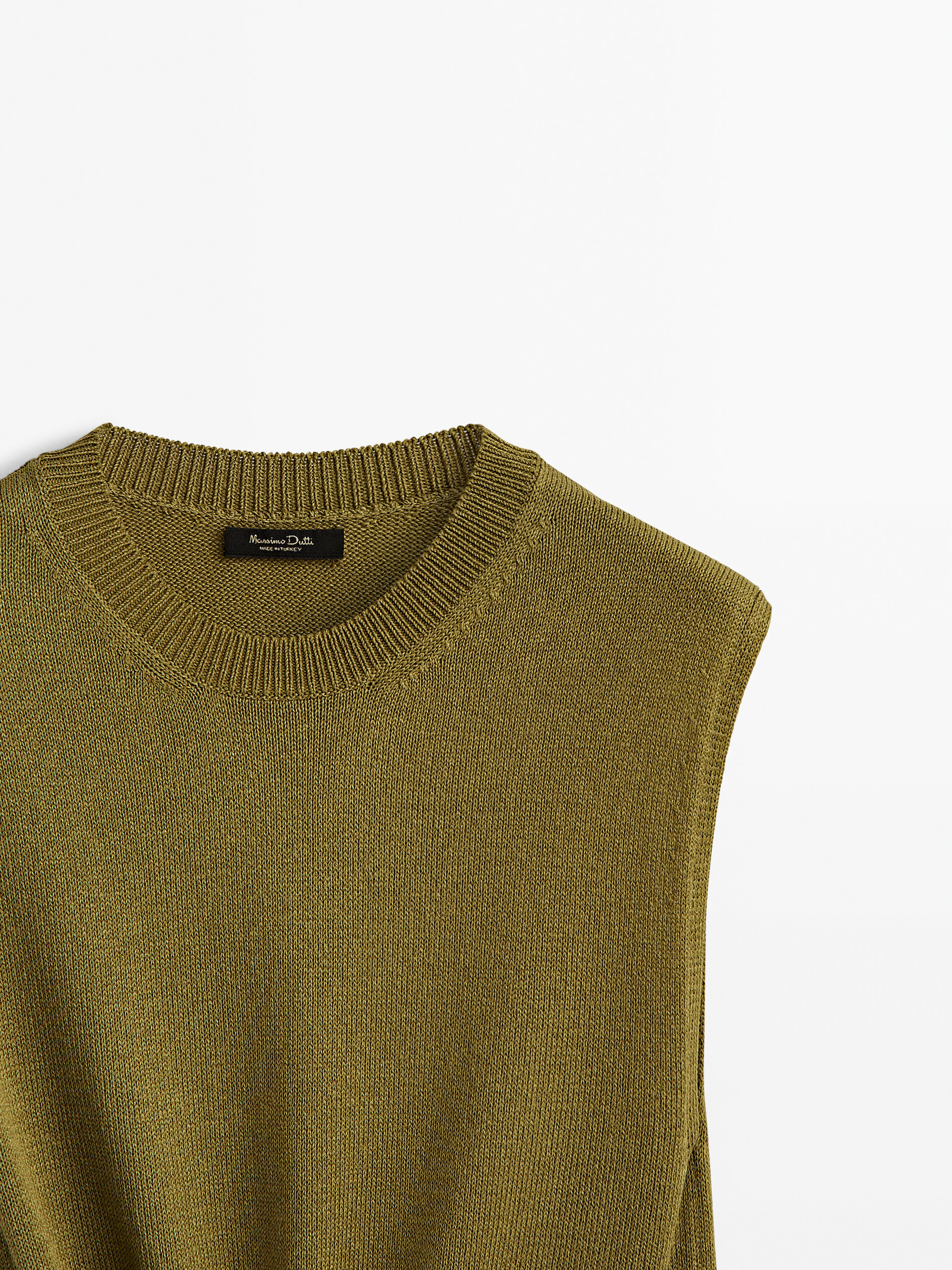 Top punto nudo lateral - OLIVA