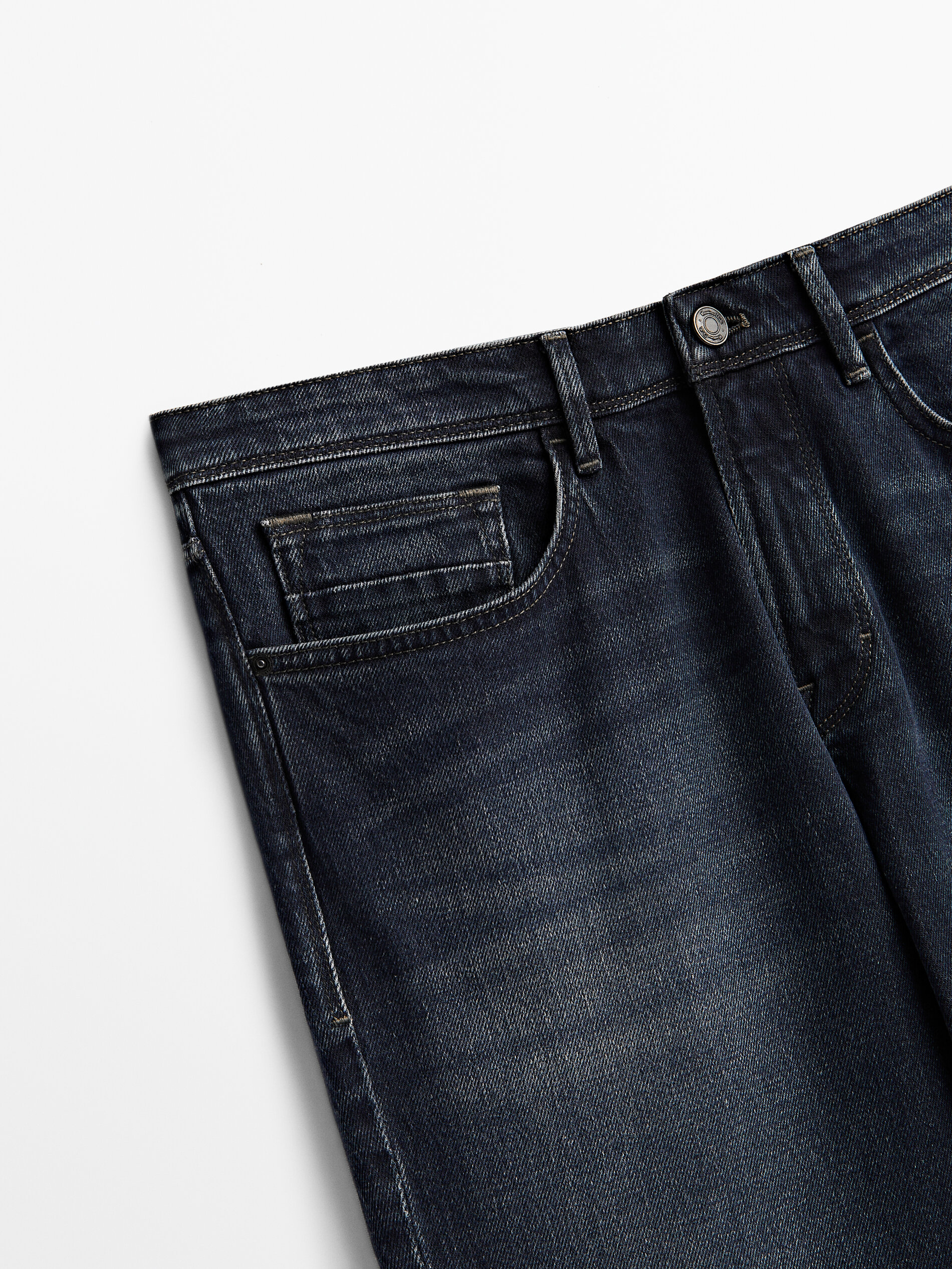 Pantalón vaquero tapered fit - INDIGO