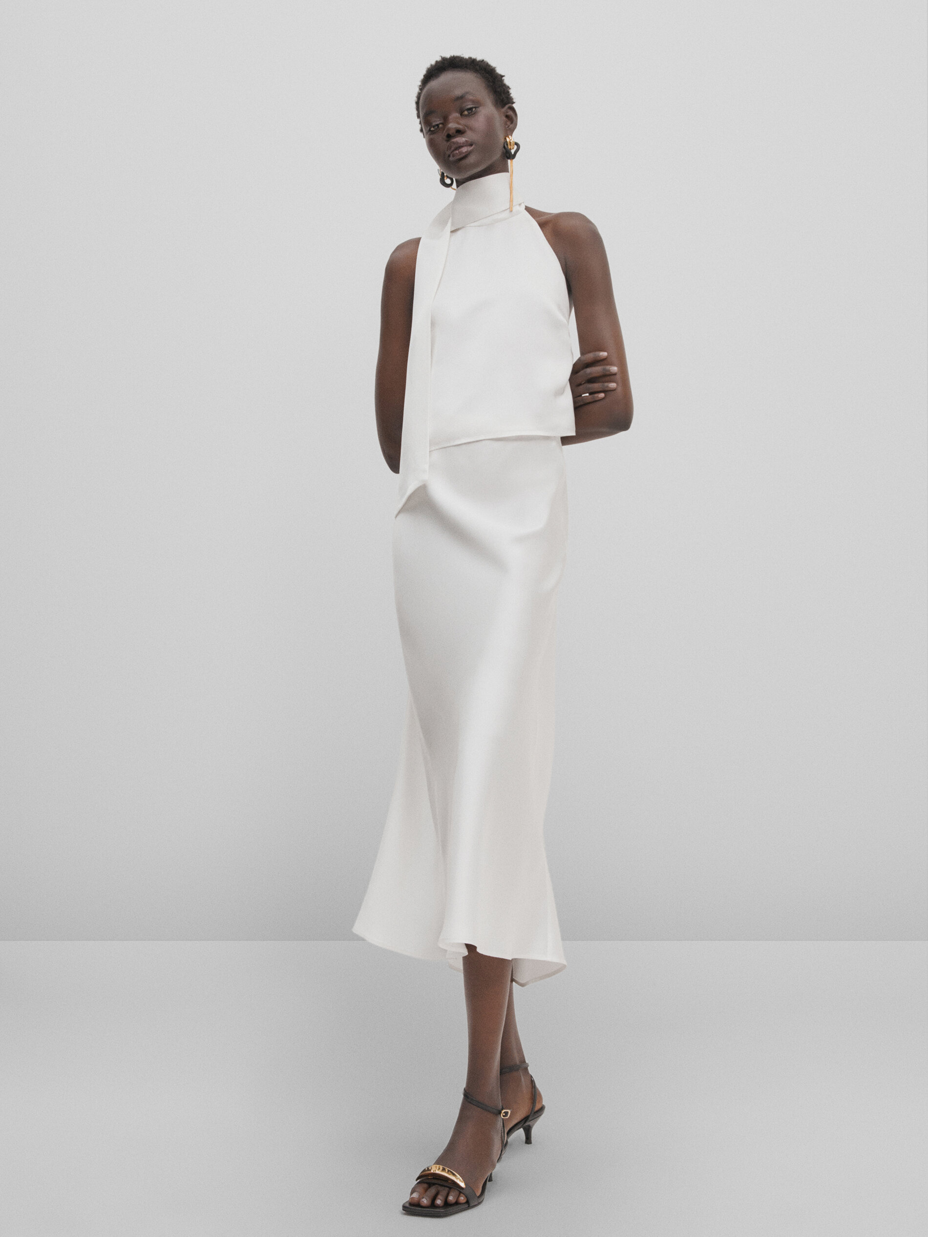 Falda larga fluida -Studio - CRUDO