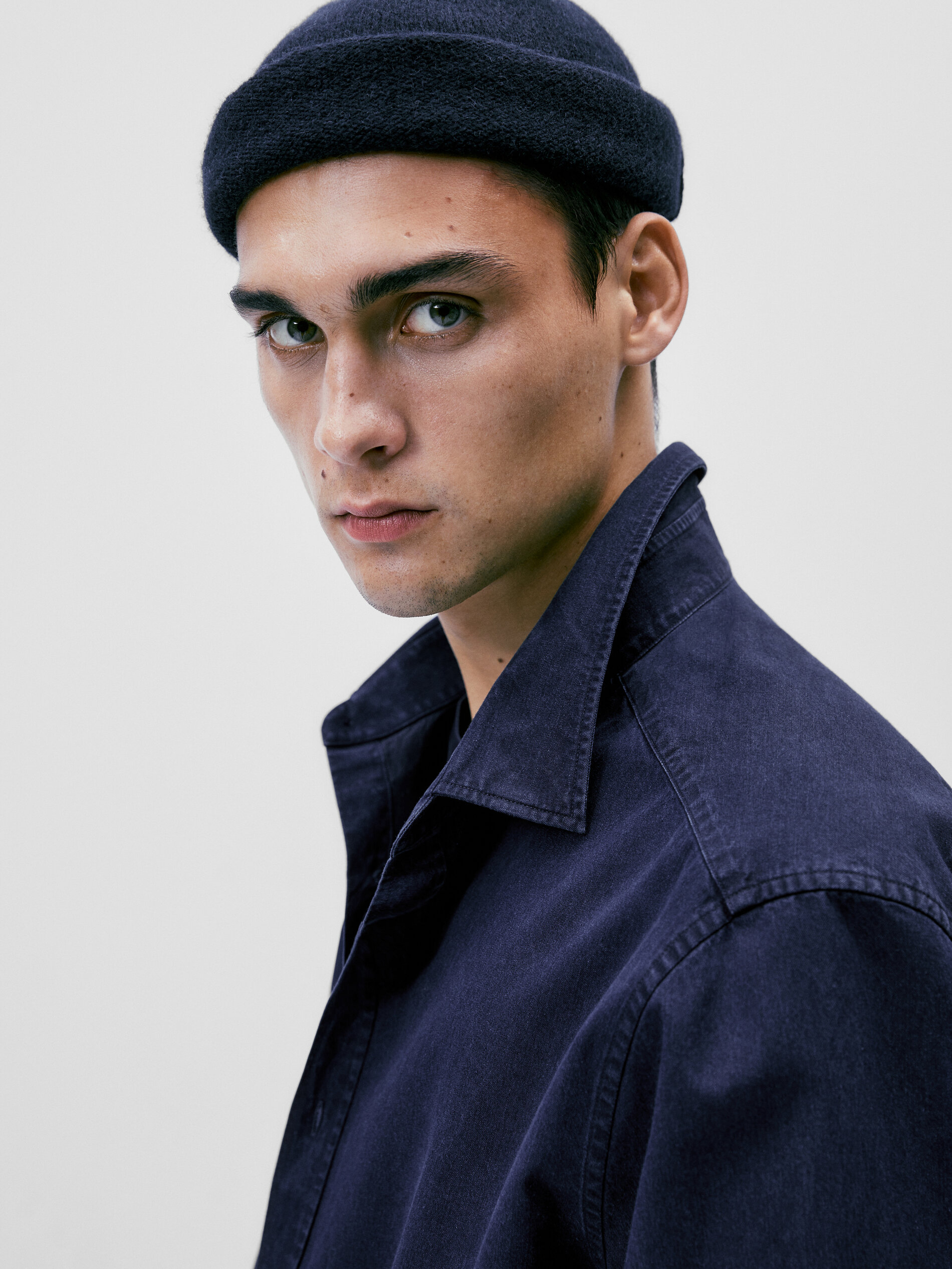 Camisa denim 100% algodón regular fit - AZULÓN